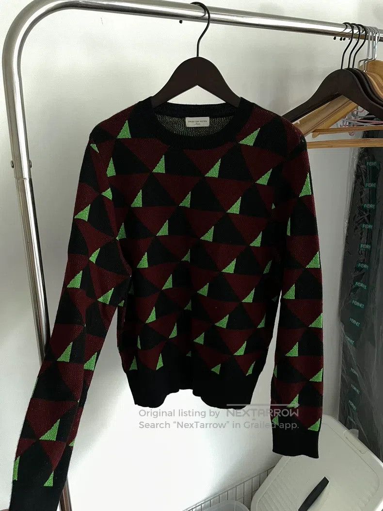 Dries Van Noten Dries Van Noten Brown sweater Size L / US 10 / IT 46 - 2 Thumbnail