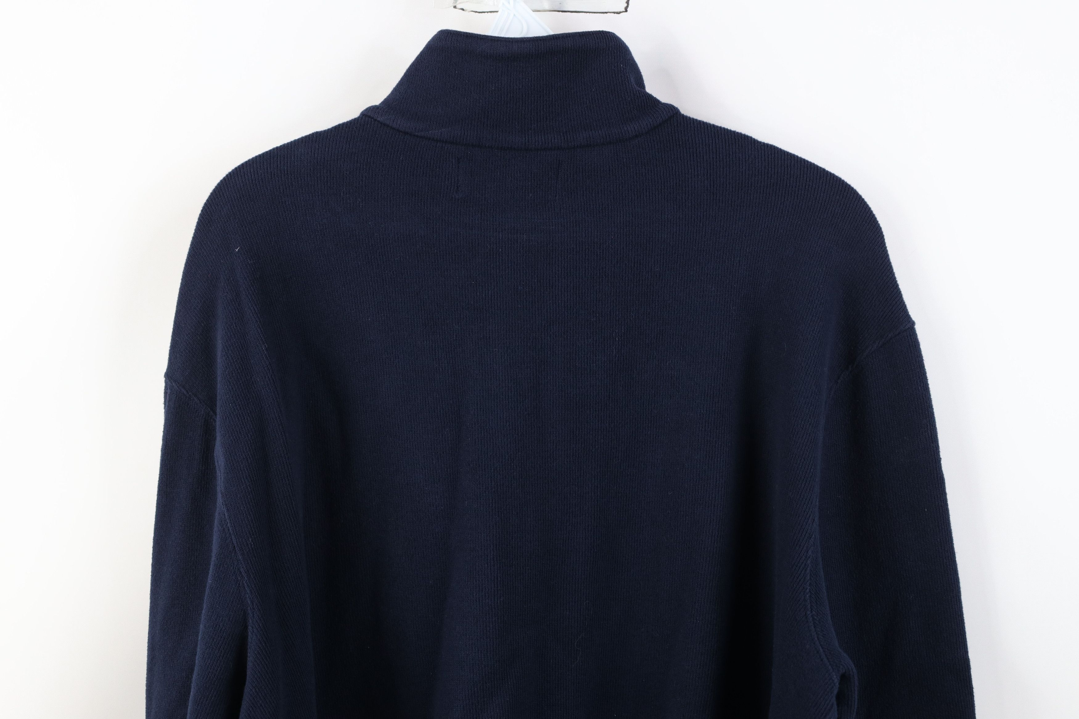 Polo Ralph Lauren Vintage 90s Ralph Lauren Ribbed Knit 1/4 1/2 Zip Sweater Size US M / EU 48-50 / 2 - 11 Thumbnail
