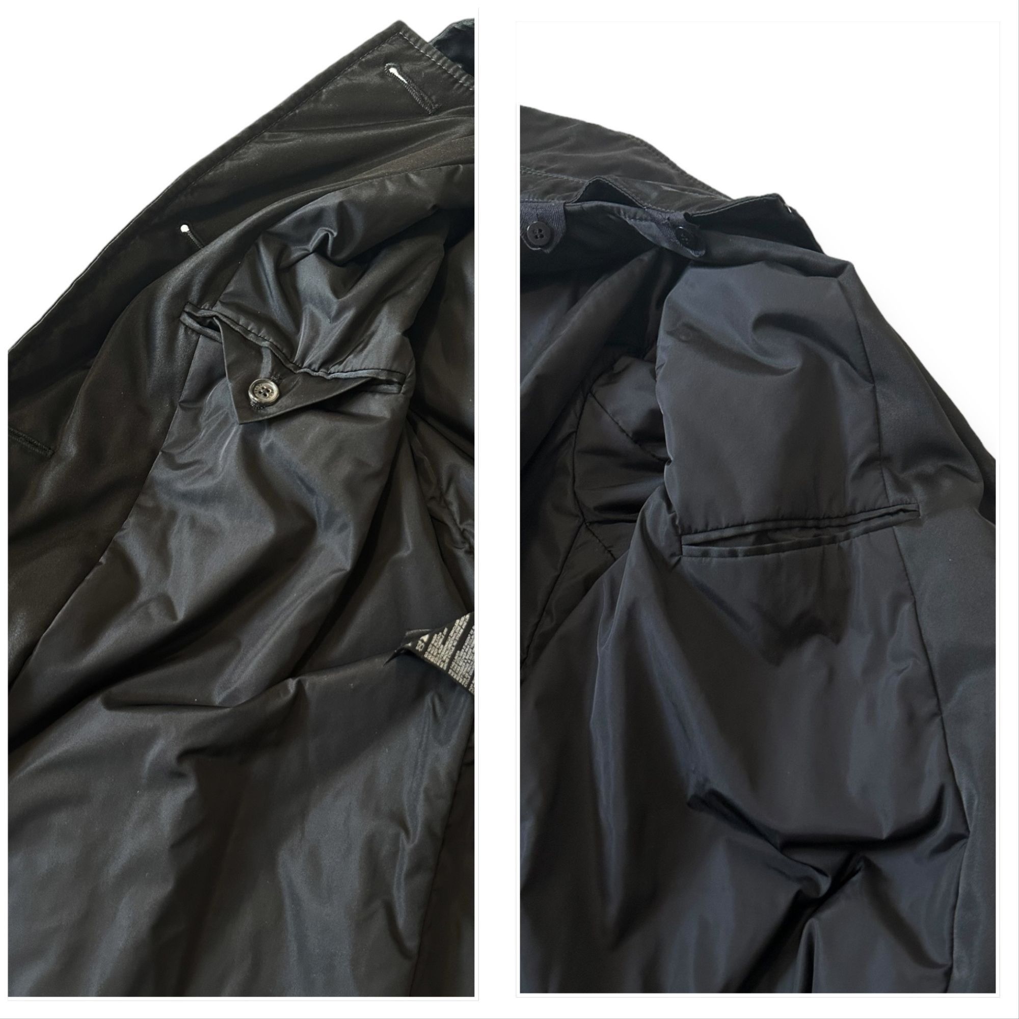 Prada Prada Black Nylon Single-breasted Trench Coat, 46 Italy Size L / US 10 / IT 46 - 13 Thumbnail