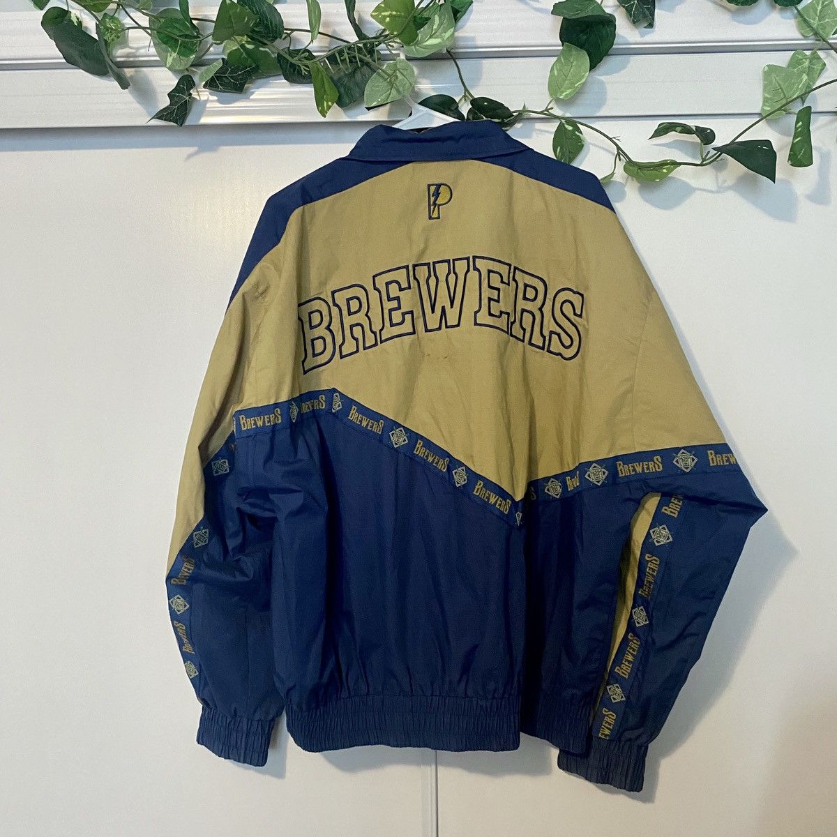 MLB Vintage Milwaukee Brewers MLB Pro Player Jacket Size US XL / EU 56 / 4 - 6 Thumbnail