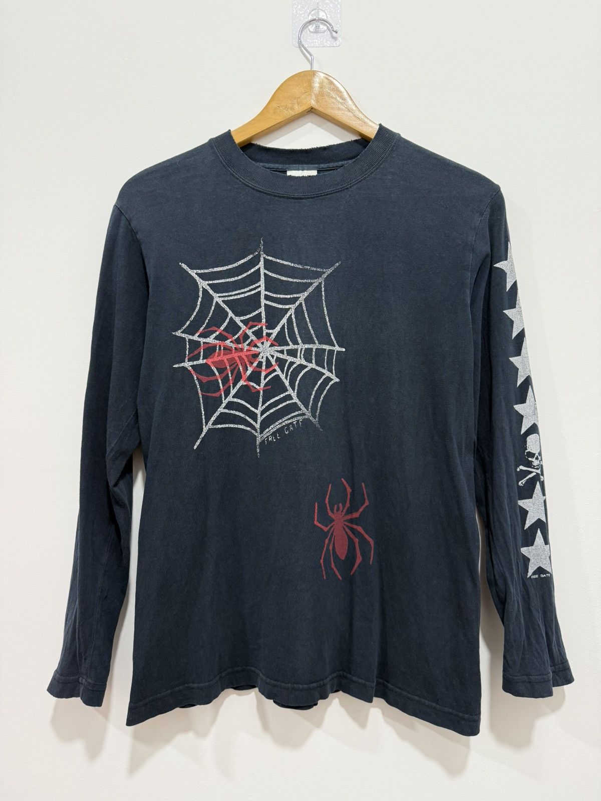 If Six Was Nine × Japanese Brand Vtg Free gate spider web long sleeve Size US S / EU 44-46 / 1 - 1 Thumbnail