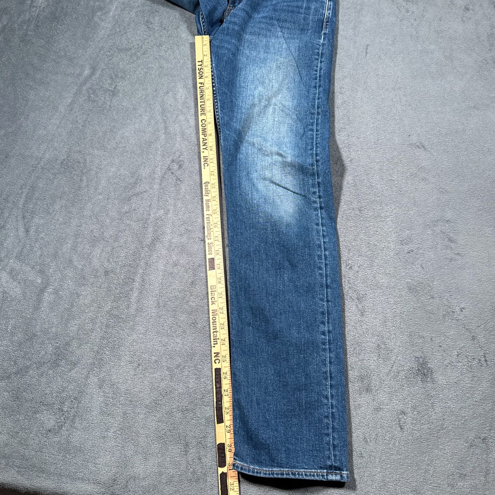 Denime Revtown Jeans Mens 31x32 Blue Decade Denim Sharp Slim Fit Stretch Casual Pants Size US 31 - 4 Thumbnail