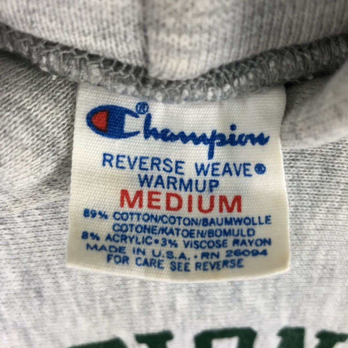 Champion × Vintage Vintage 80's Champion Reverse Wave Sweatshirt Hoodie Size US M / EU 48-50 / 2 - 13 Thumbnail