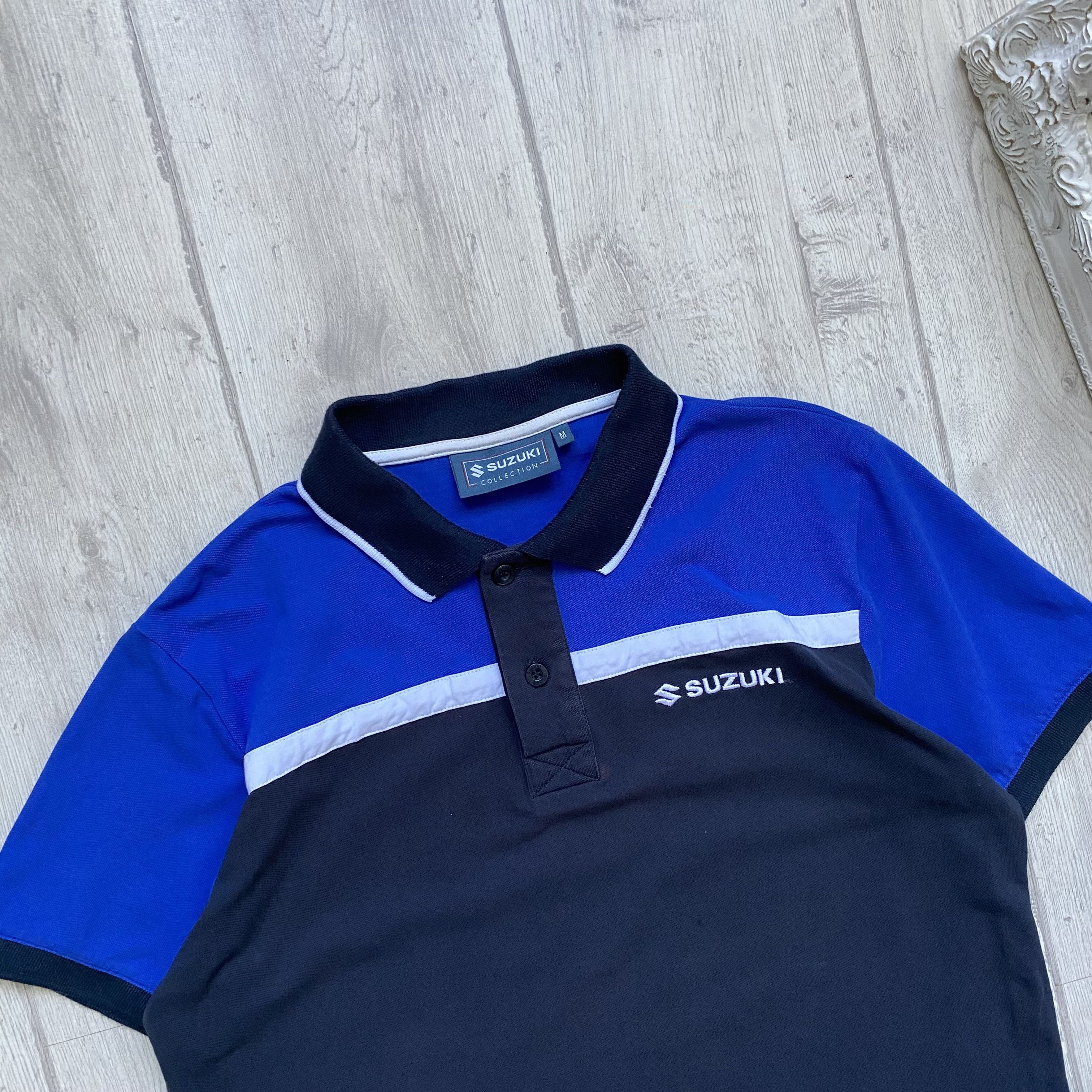 Nike 🏍️ Vintage 00s Suzuki racing team polo tee ferrari vodafon Size US M / EU 48-50 / 2 - 4 Thumbnail