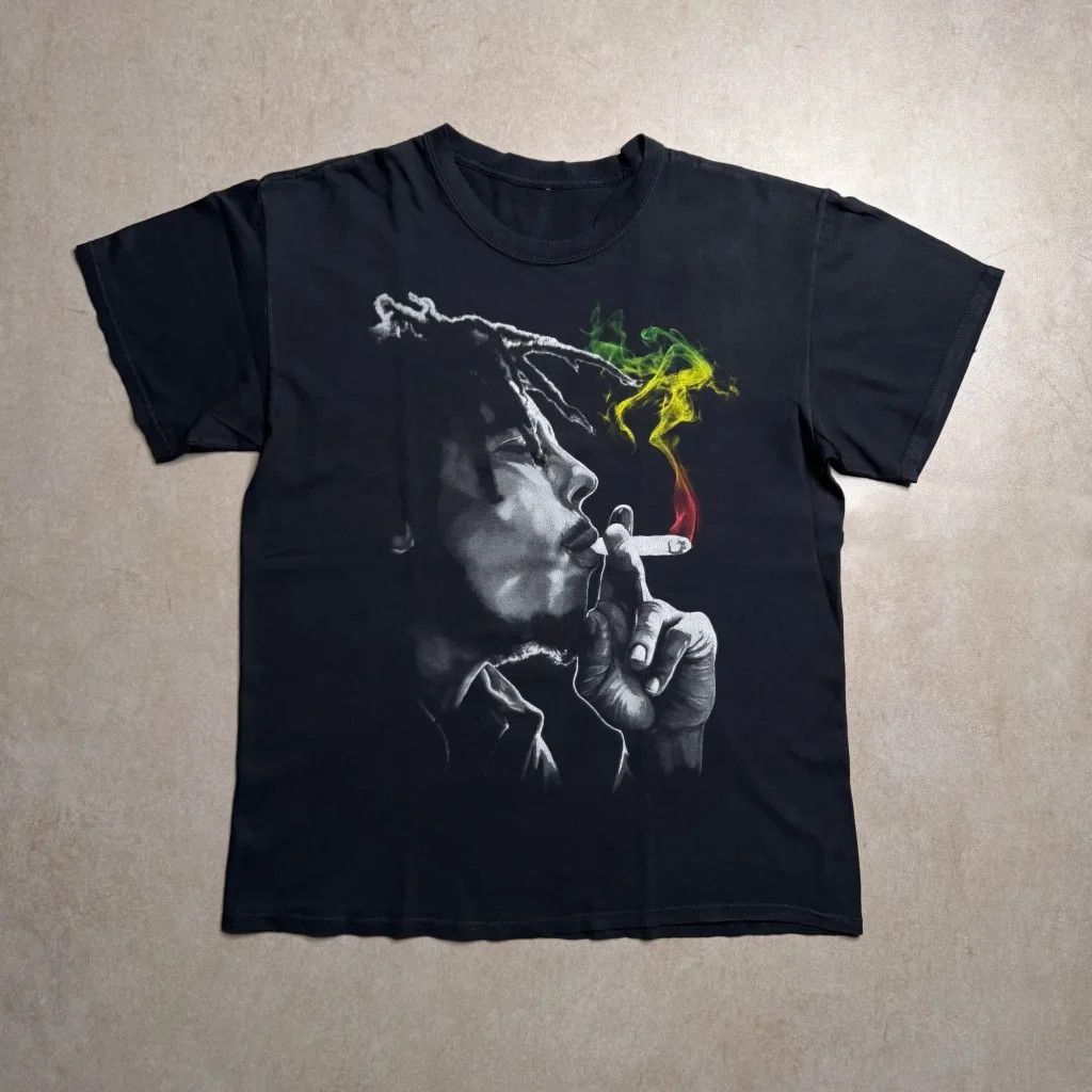 Other Vintage Smoking Bob Marely T-Shirt - S Size US M / EU 48-50 / 2 - 1 Thumbnail