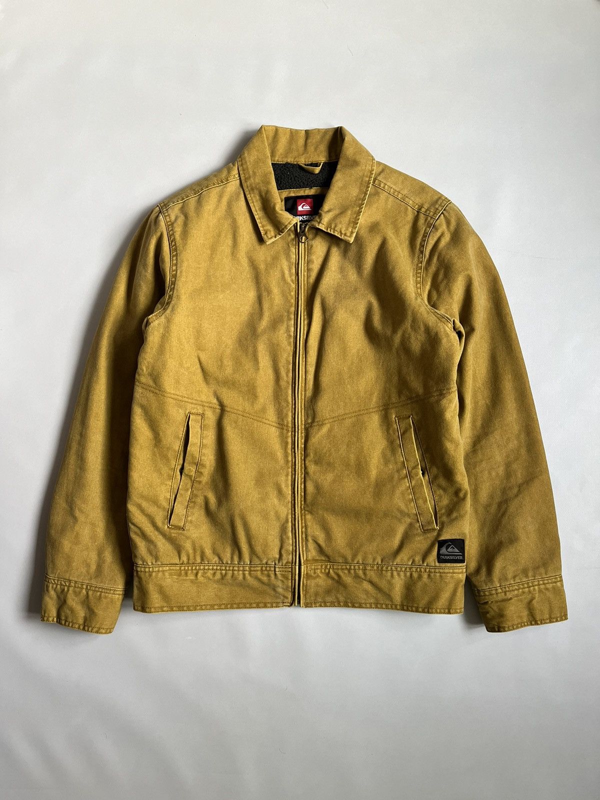 Quiksilver Quiksilver Men Mustard Sherpa Zip Jacket Size US M / EU 48-50 / 2 - 1 Thumbnail