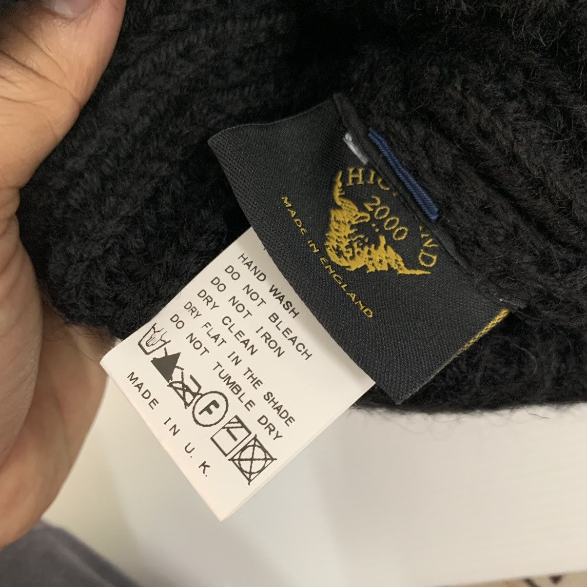 Highland 2000 Highland 2000 Wool Black Beanies Hats Size ONE SIZE - 5 Thumbnail
