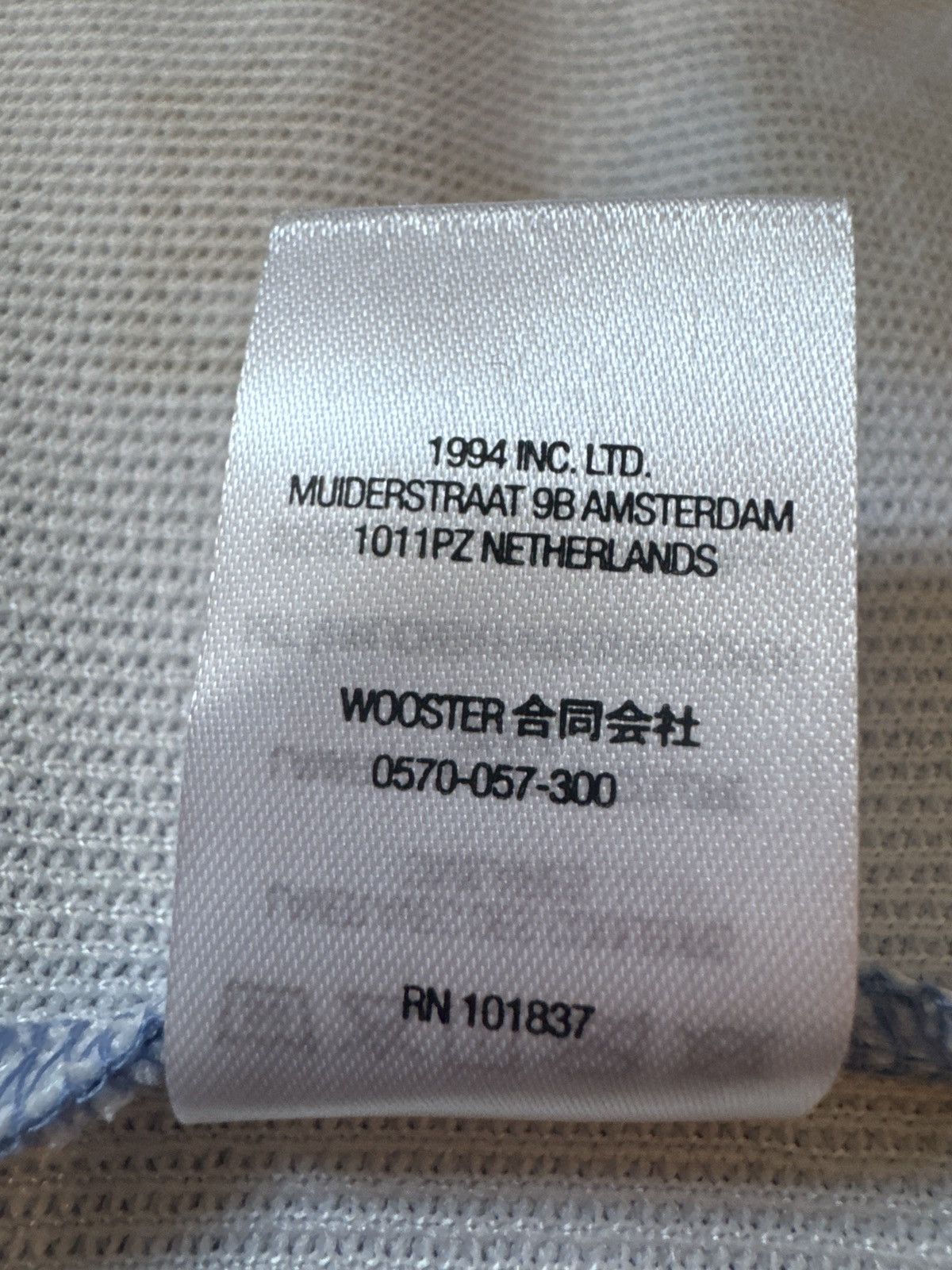 Supreme Supreme Kanji Camo Zip Up Baseball Jersey (BLUE) Size US XL / EU 56 / 4 - 8 Thumbnail