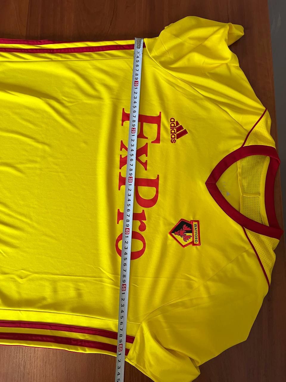 Adidas 2017/18 WATFORD FC HOME SOCCER JERSEY FOOTBALL SHIRT ADIDAS Size US XL / EU 56 / 4 - 13 Thumbnail