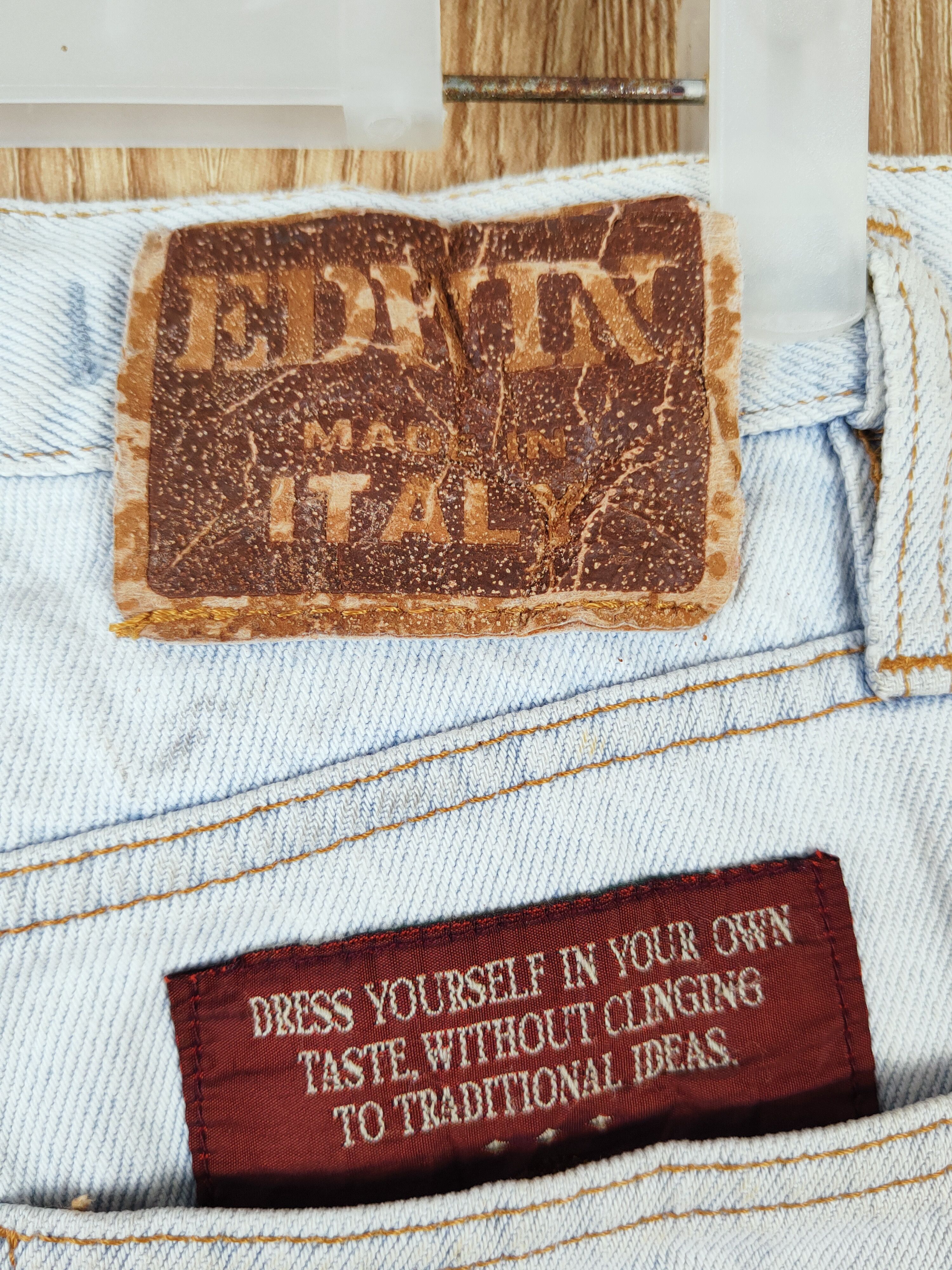 Edwin × Vintage Vintage 💥 Edwin Light Blue Distressed Ripped Jeans Size 28" / US 6 / IT 42 - 12 Thumbnail