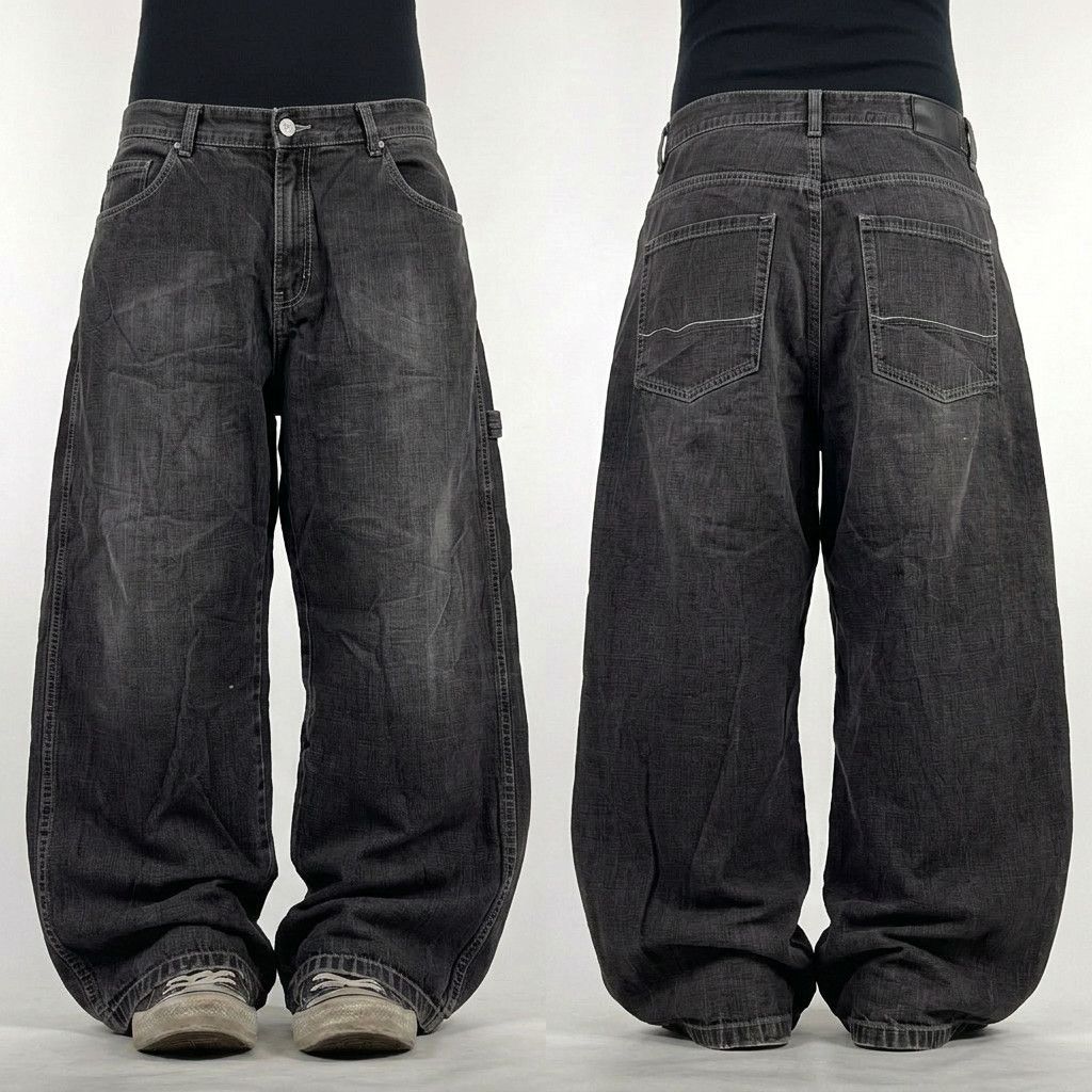JNCO × Southpole × Vintage Vintage faded grey southpole y2kk rare