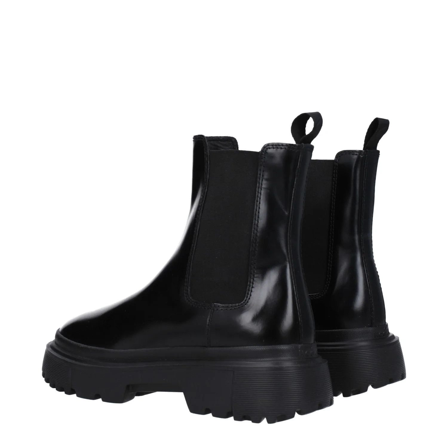 Hogan ob1o1e1124 Leather Ankle Boots in Black Size US 10 / IT 40 - 4 Thumbnail