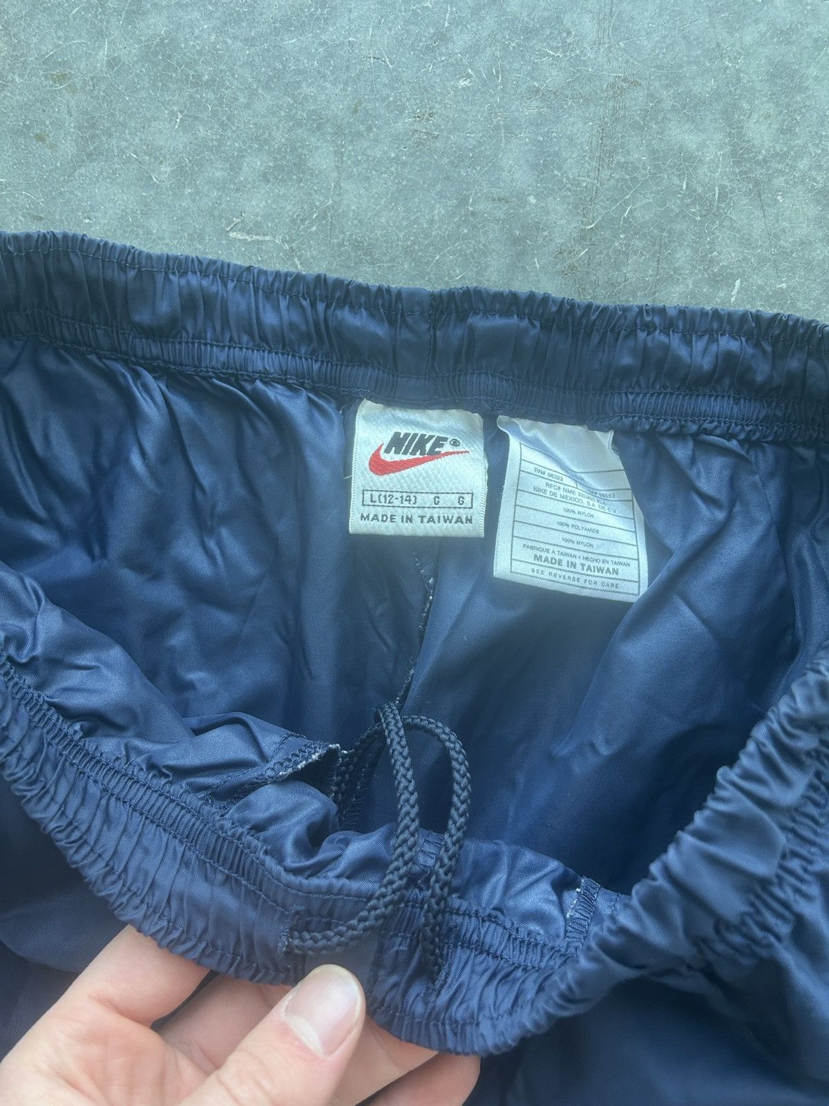 Nike × Vintage Vintage 90s Nike Track Pants Drill Style Size US 30 / EU 46 - 5 Thumbnail
