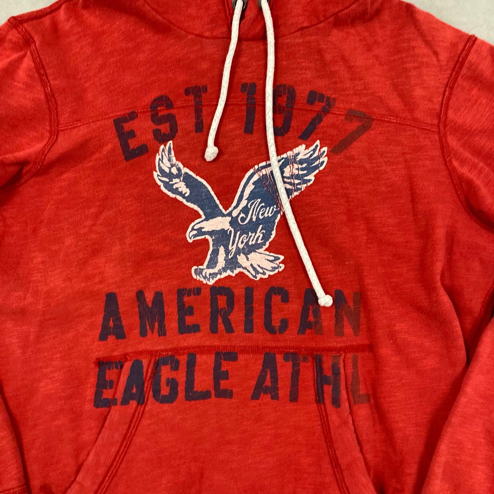American Eagle Outfitters Red American eagle Hoodie medium Size US M / EU 48-50 / 2 - 2 Thumbnail