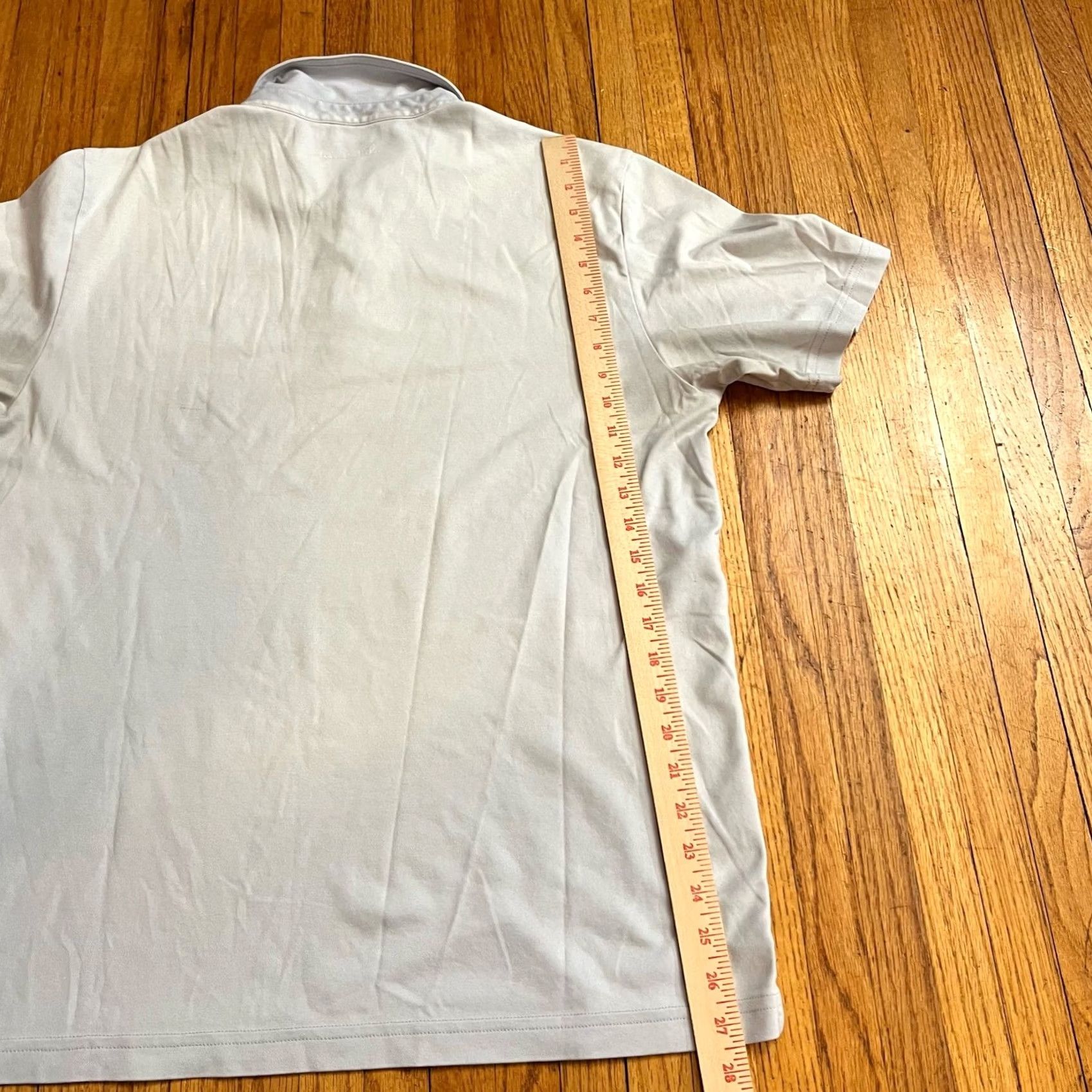 TravisMathew Travis Mathew Polo Shirt Mens Large Stripe Golf Gray L Regular Men Polo Gray Mens Size US L / EU 52-54 / 3 - 6 Thumbnail