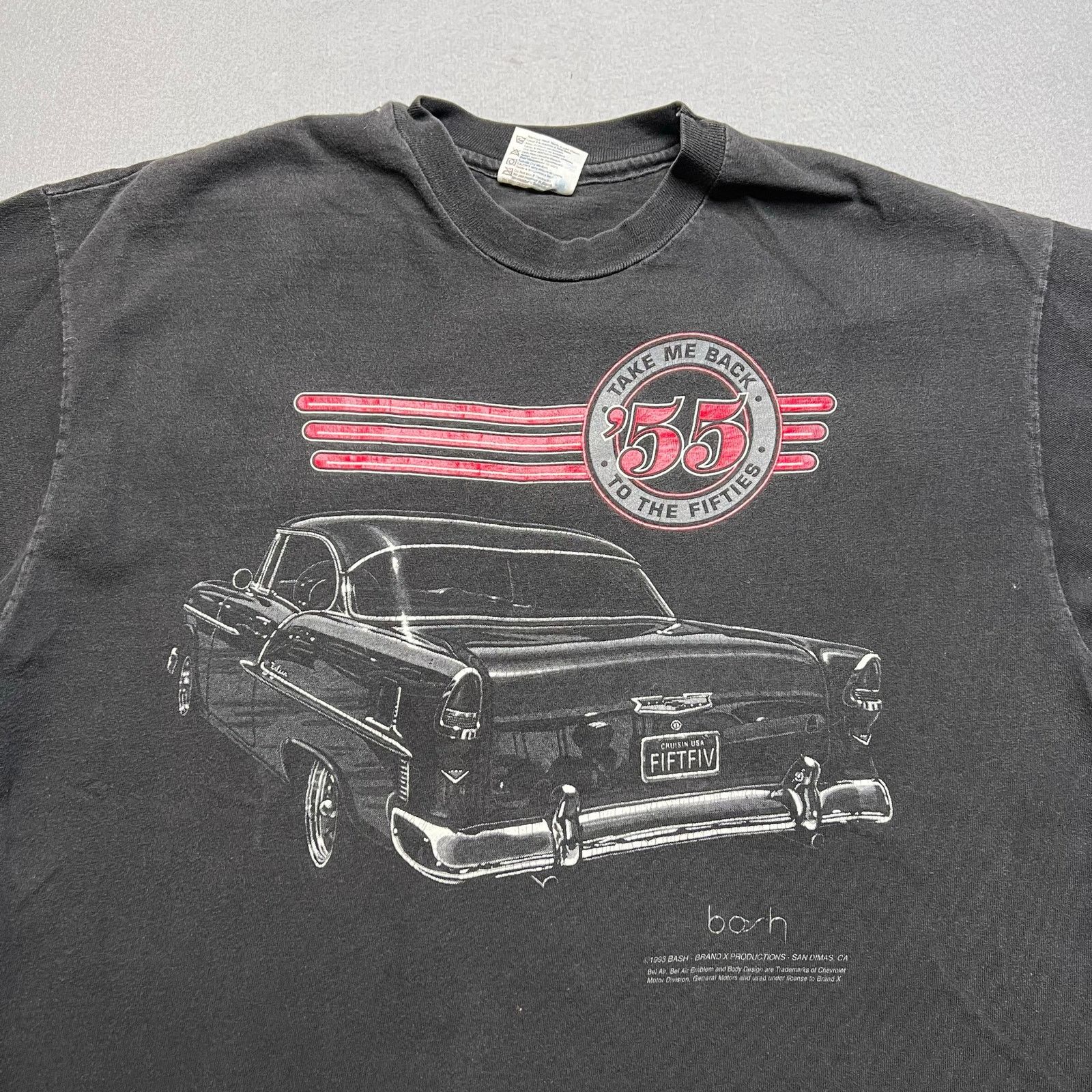 Hanes Vintage 1993 Take Me Back ‘55 Chevrolet Car T Shirt USA L Size US L / EU 52-54 / 3 - 2 Thumbnail