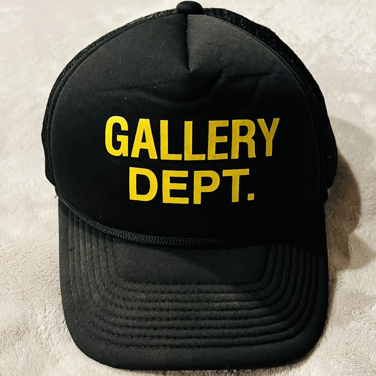 Gallery Dept. GALLERY DEPT Black Trucker Mesh SnapBack Hat Size ONE SIZE - 2 Thumbnail