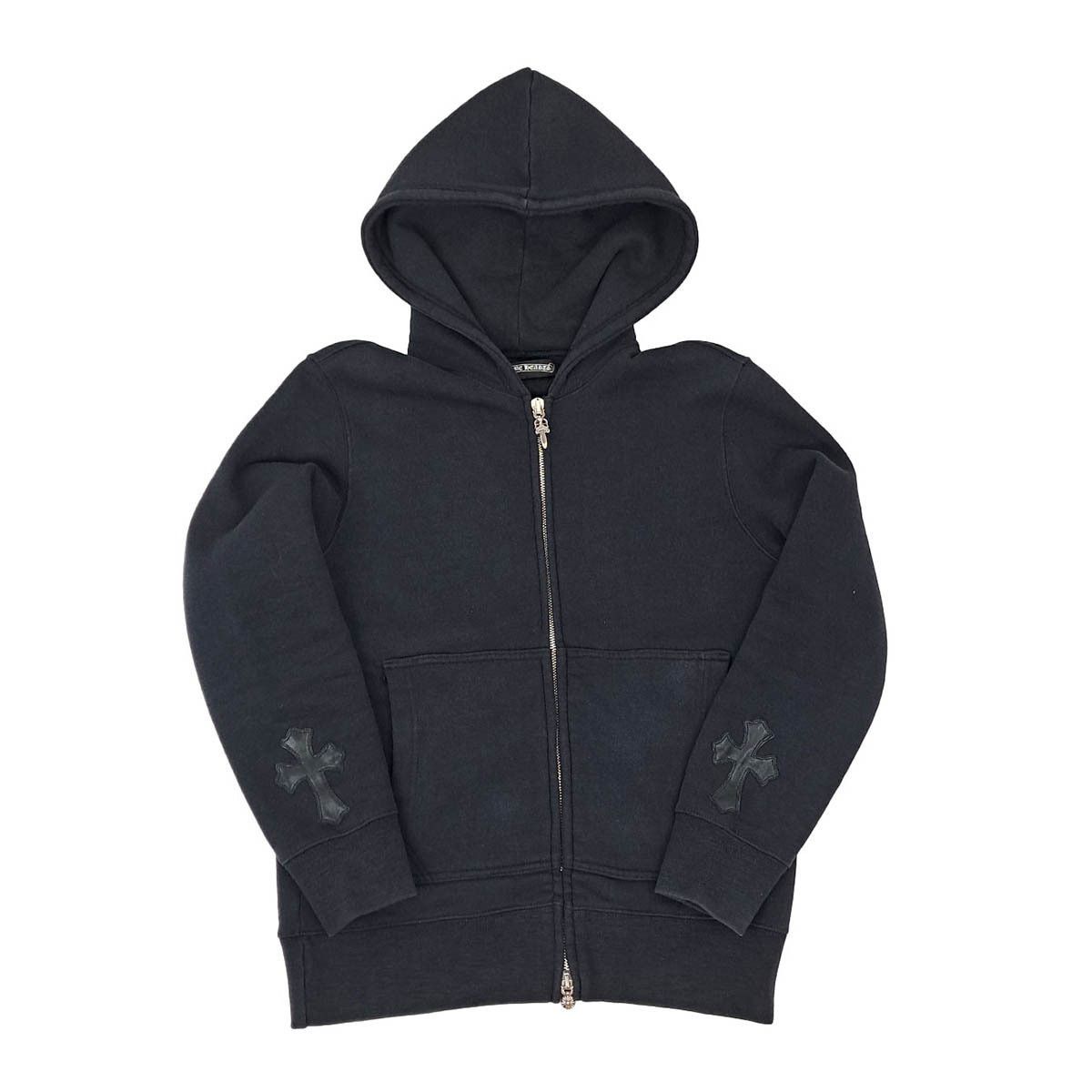 Chrome Hearts CHROME HEARTS Black Sleeve Cross Patch Parka Size US S / EU 44-46 / 1 - 1 Thumbnail