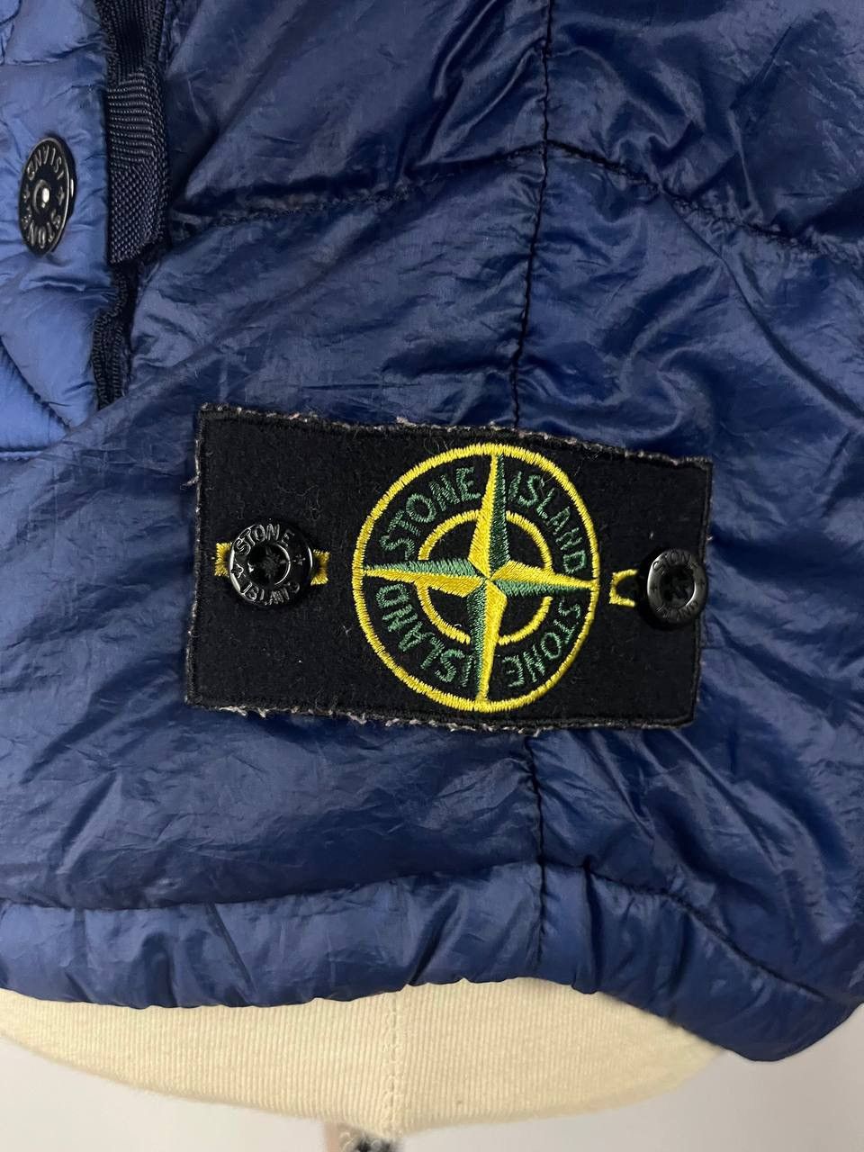 Stone Island Stone Island Garment Dyed Down Vest Navy Size US XL / EU 56 / 4 - 9 Thumbnail