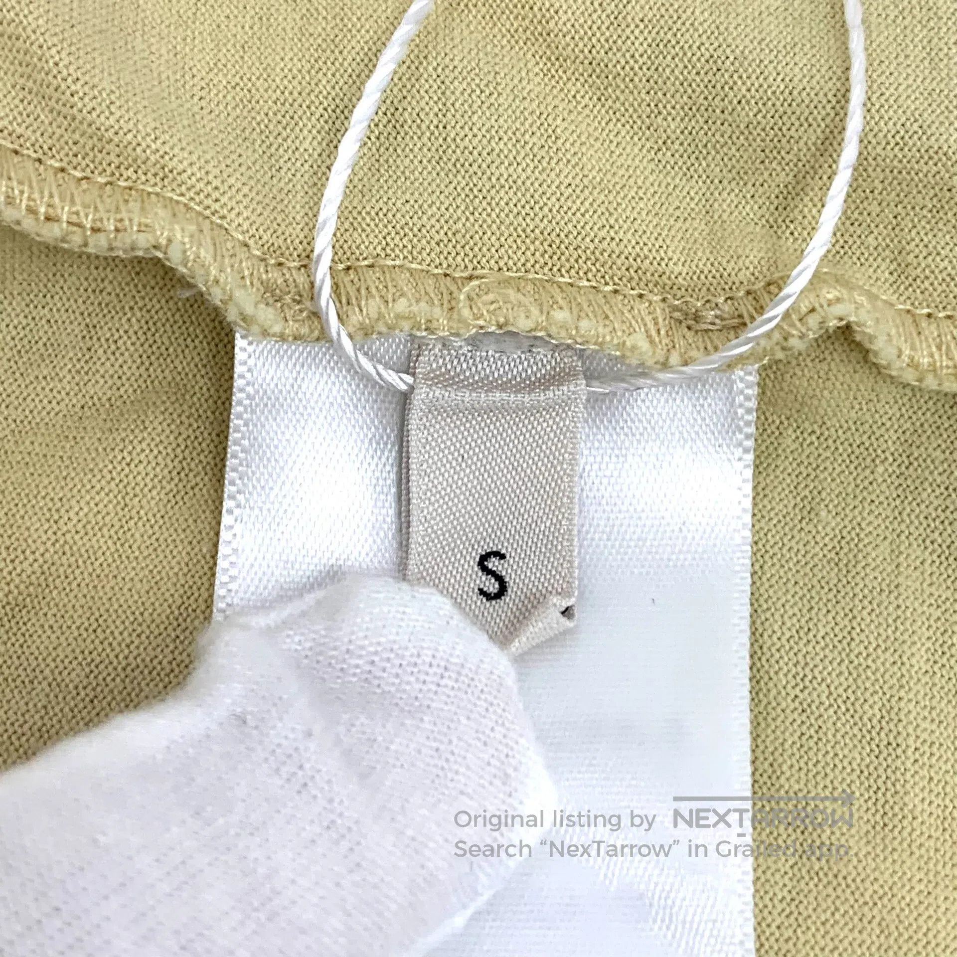 Celine Celine Yellow Logo Letter Triumph Arch Print Cotton Short Size S / US 4 / IT 40 - 6 Thumbnail
