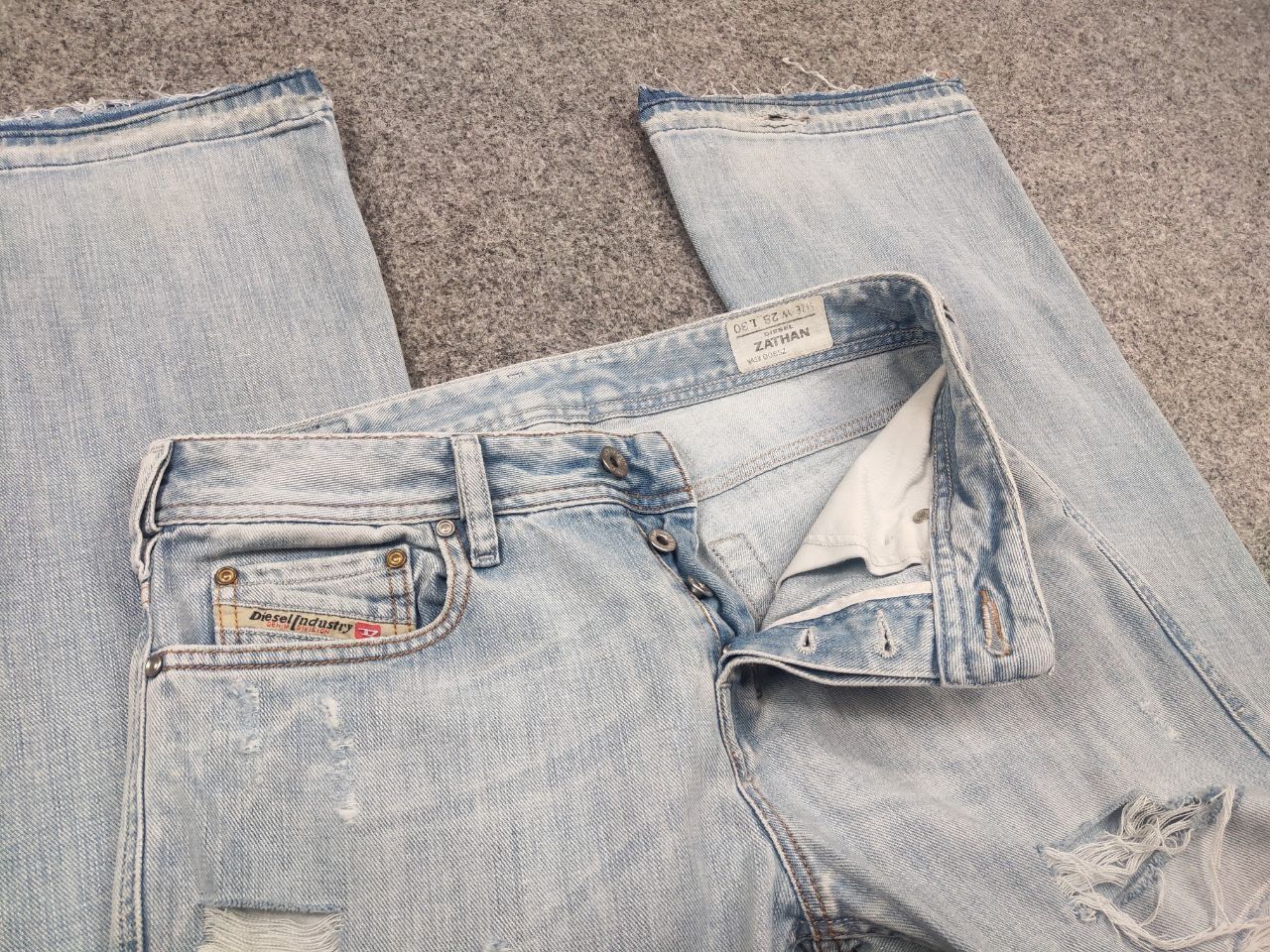 Diesel Diesel zathan If Six Was Nine l.g.b style Distressed Jeans Size US 30 / EU 46 - 15 Thumbnail