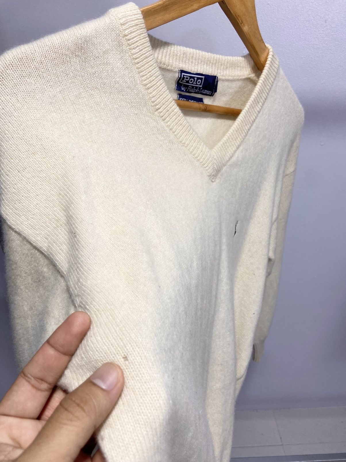 Homespun Knitwear × Polo Ralph Lauren × Vintage Vintage Polo Ralph Lauren Lambs Wool sweater Size US M / EU 48-50 / 2 - 5 Thumbnail