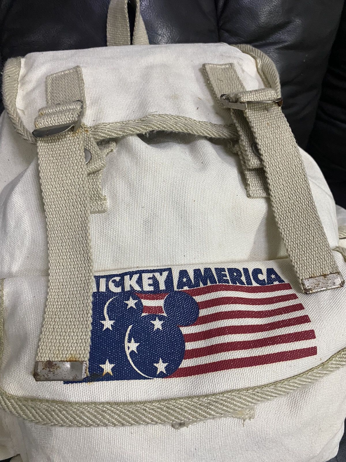 Mickey Mouse × Vintage Vintage Mickey Mouse America 90’s Disney Backpack Size ONE SIZE - 2 Thumbnail