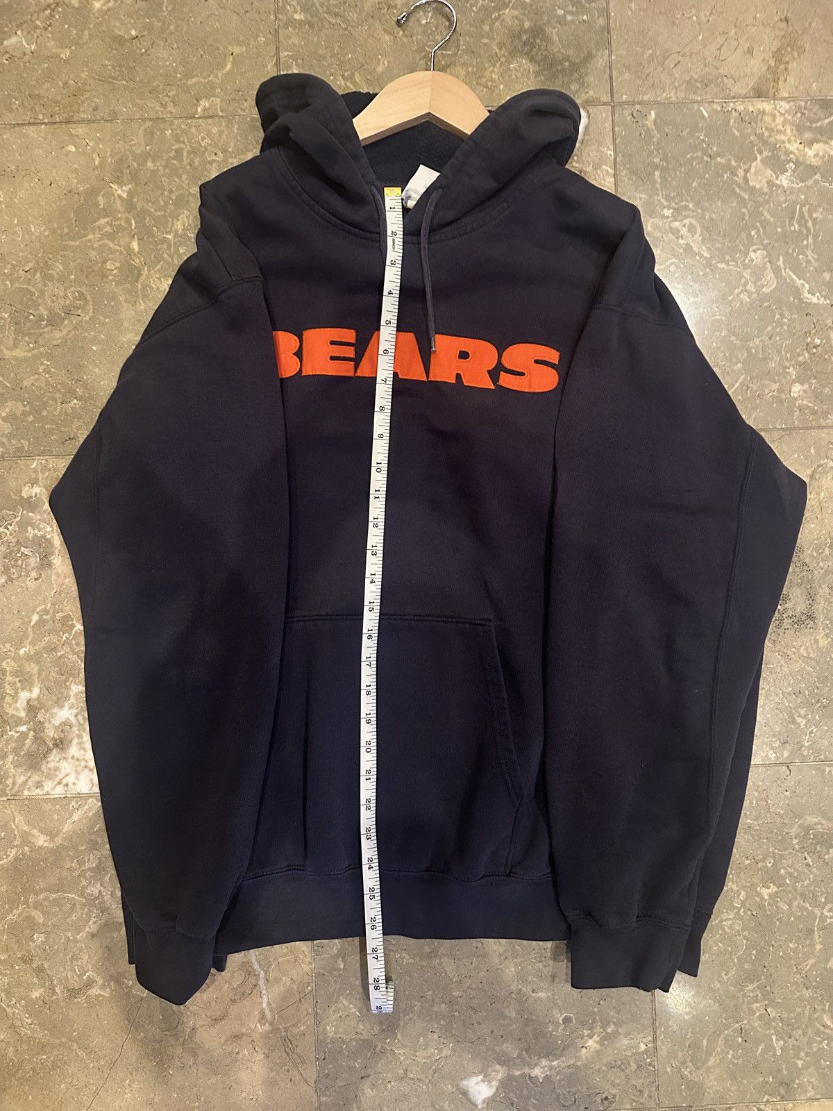 NFL 2010 Chicago Bears Vintage Hoodie Embroidered Size US XL / EU 56 / 4 - 3 Thumbnail