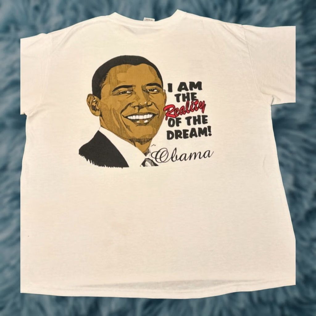 Doublet VINTAGE Martin Luther King Jr Obama Double Sided MLK VTG 90s 2000s Shirt Mens XL Size US XL / EU 56 / 4 - 1 Thumbnail