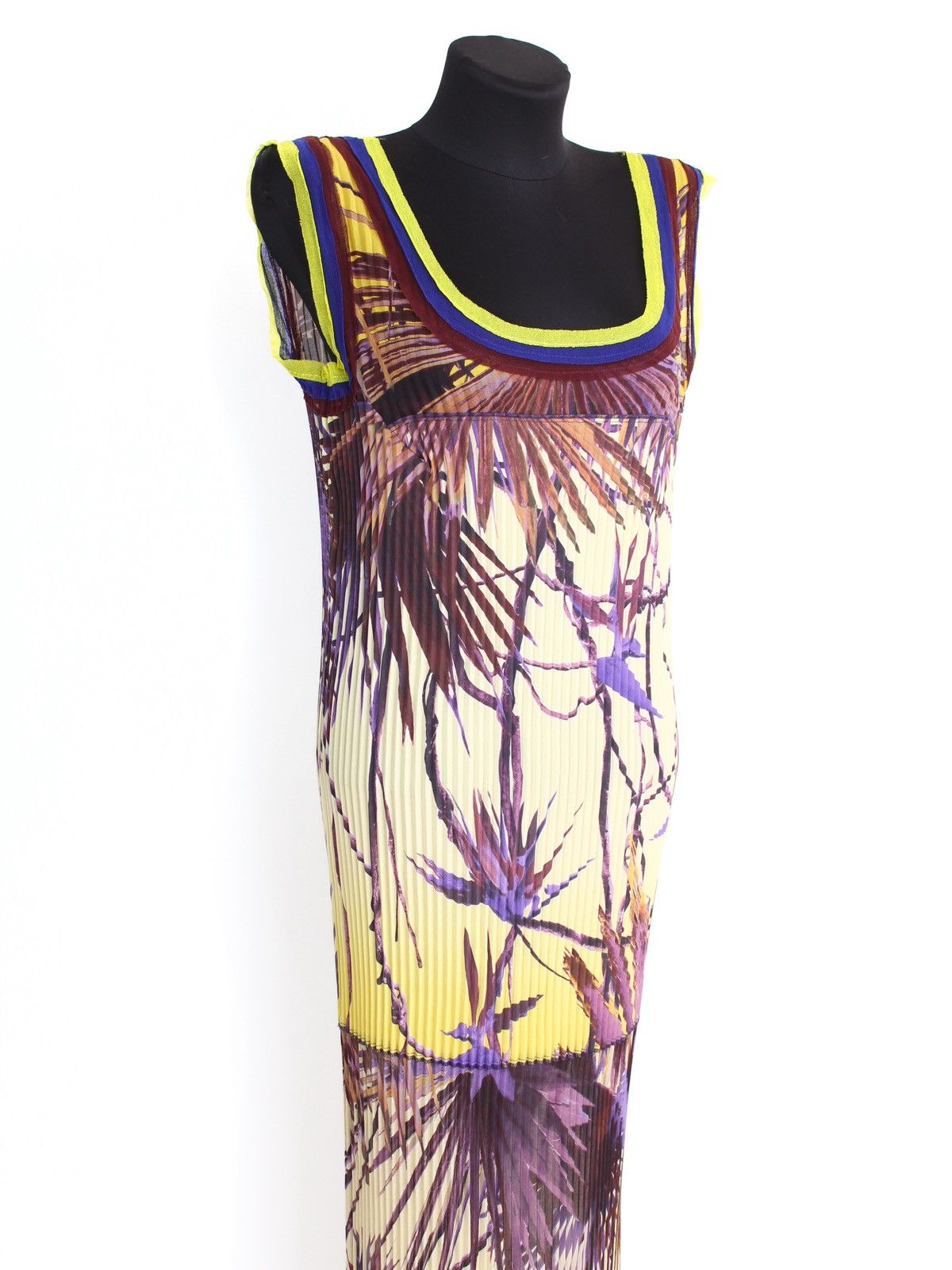 Jean Paul Gaultier Jean Paul Gaultier Vintage 90s Abstract Floral Maxi Dress Size S / US 4 / IT 40 - 2 Thumbnail