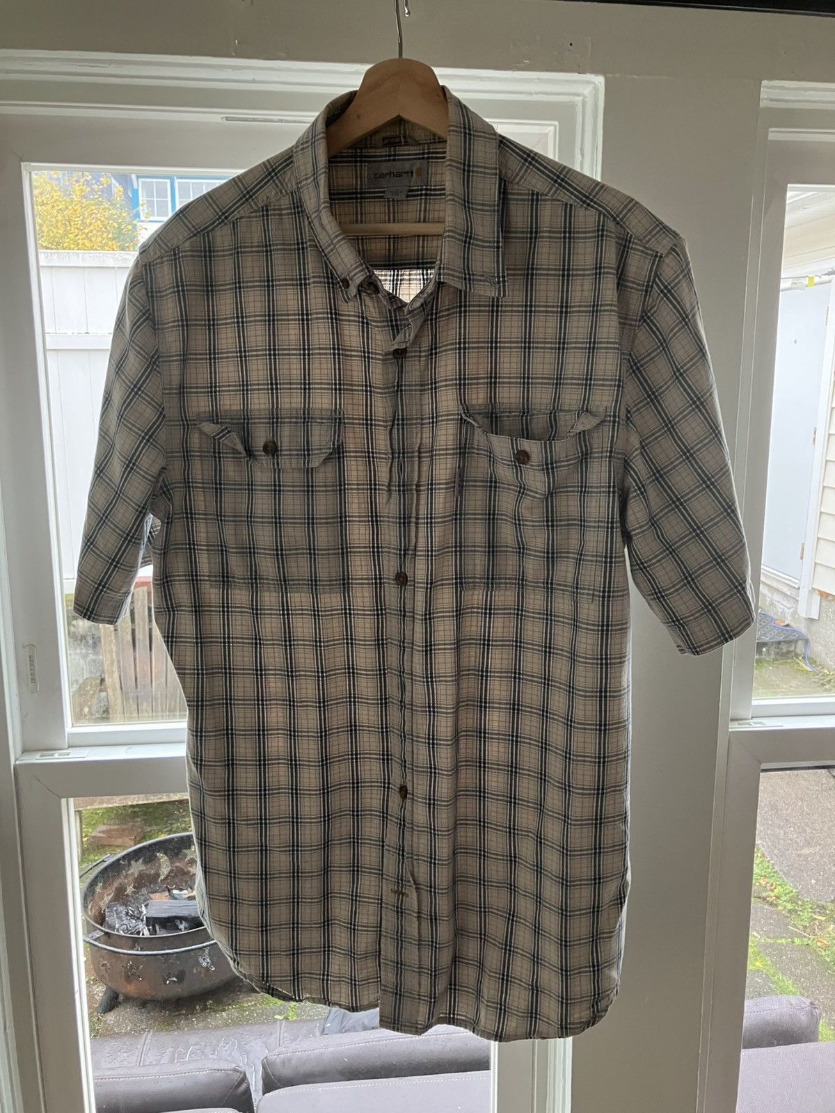 Carhartt Vintage workwear carhatt button up Size US L / EU 52-54 / 3 - 1 Thumbnail