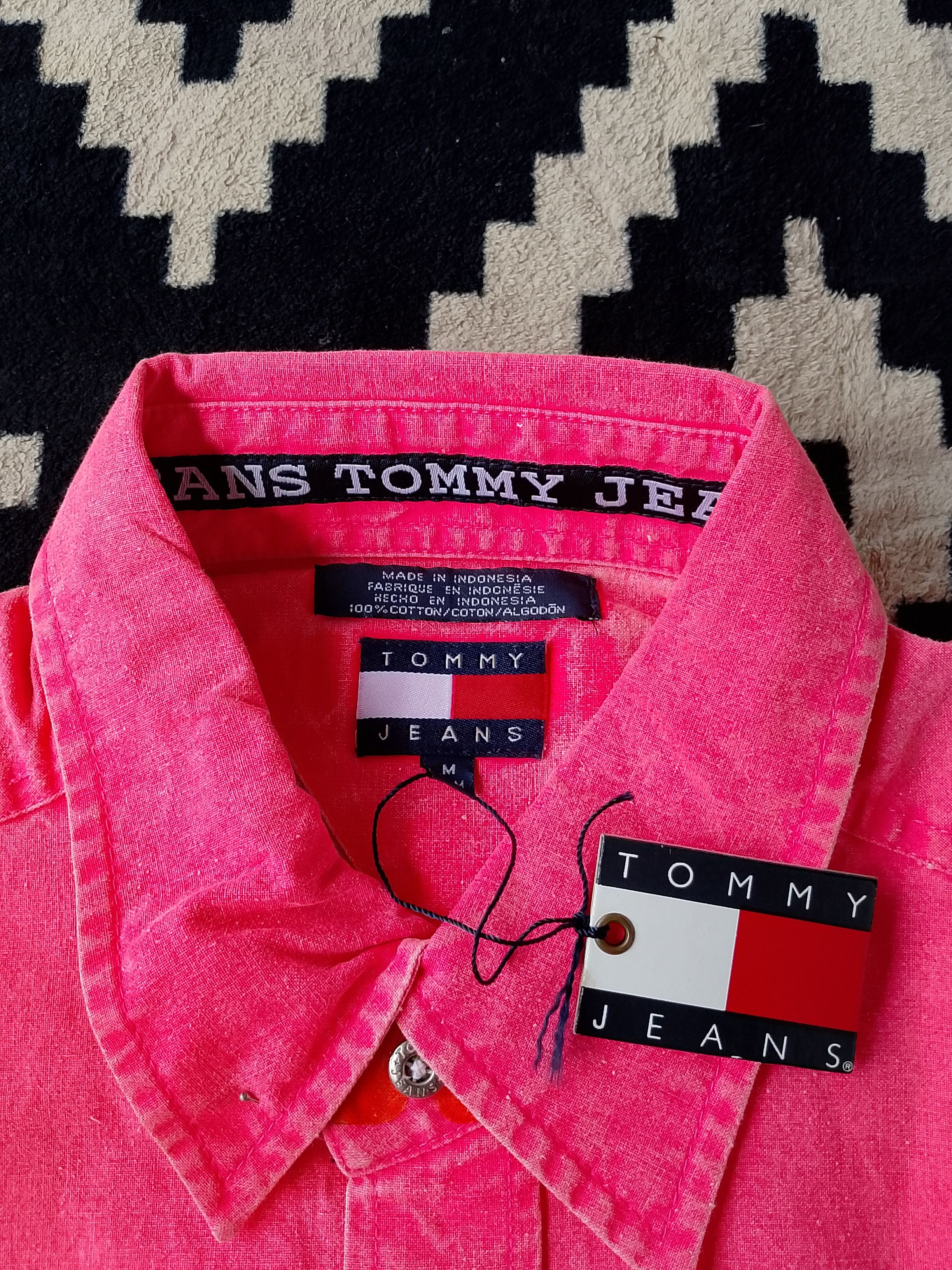 Tommy Jeans Vintage Tommy Jeans Plaid Shirt Heavy Dusk & Bleeding Indigo Size US XXL / EU 58 / 5 - 7 Thumbnail