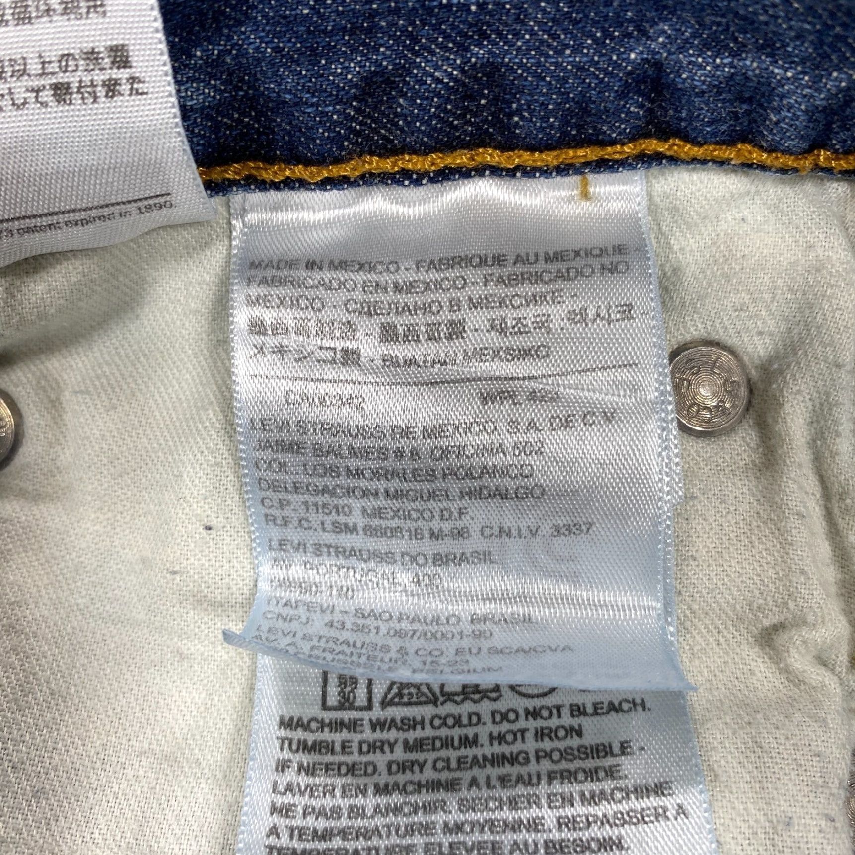 Levi's Levis 514 Cut Off Shorts Denim Blue 31 Women Distressed Daisy Duke Biker 80s 90s Western Casual Party/Cocktail Womens Elevate Searchability Size 24" / US 00 / IT 34 - 4 Thumbnail