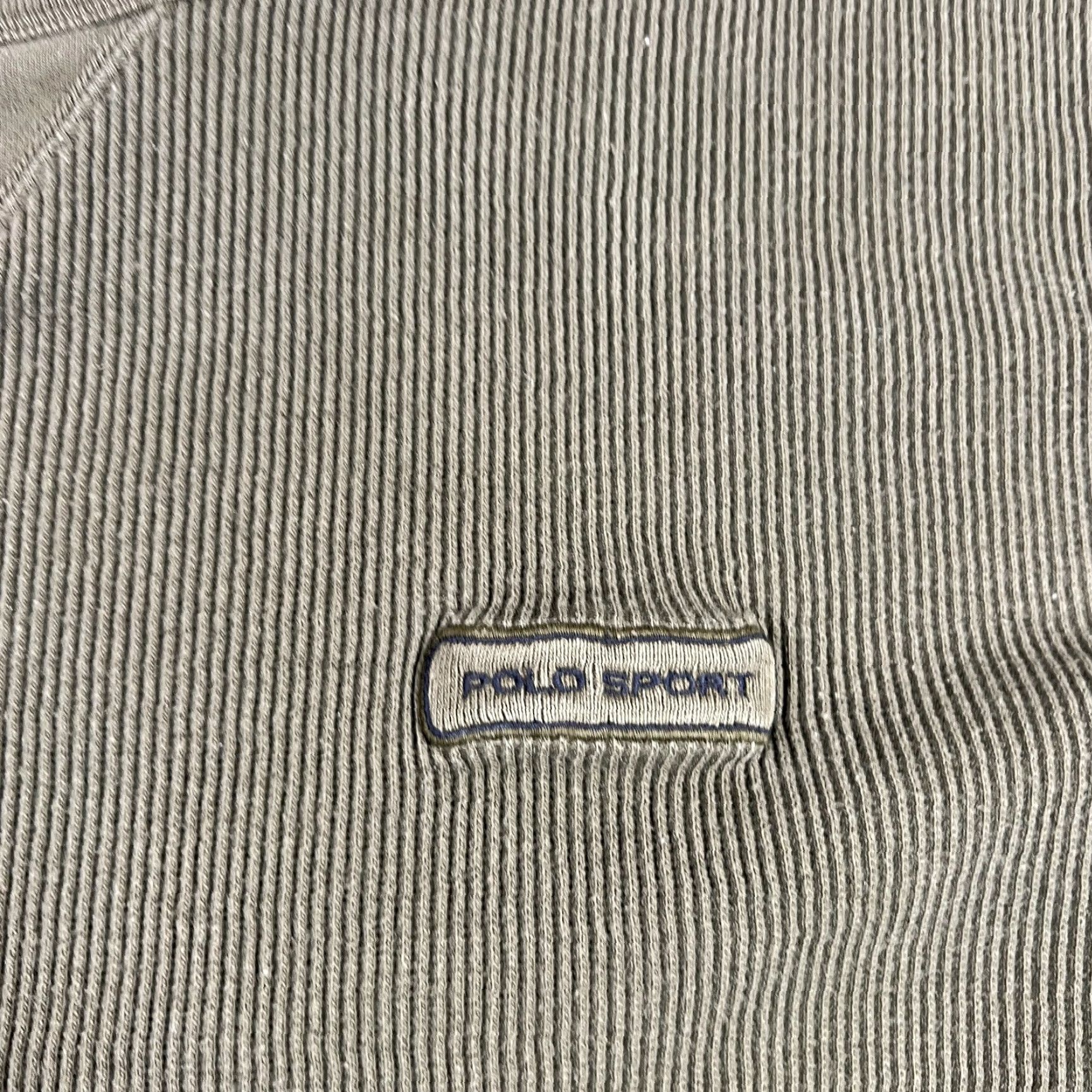 Ralph Lauren VINTAGE Ralph Lauren Polo Sport Thermal Shirt Men’s XLT Green 90s Cotton Knit Urban Fashion Size US XL / EU 56 / 4 - 4 Thumbnail