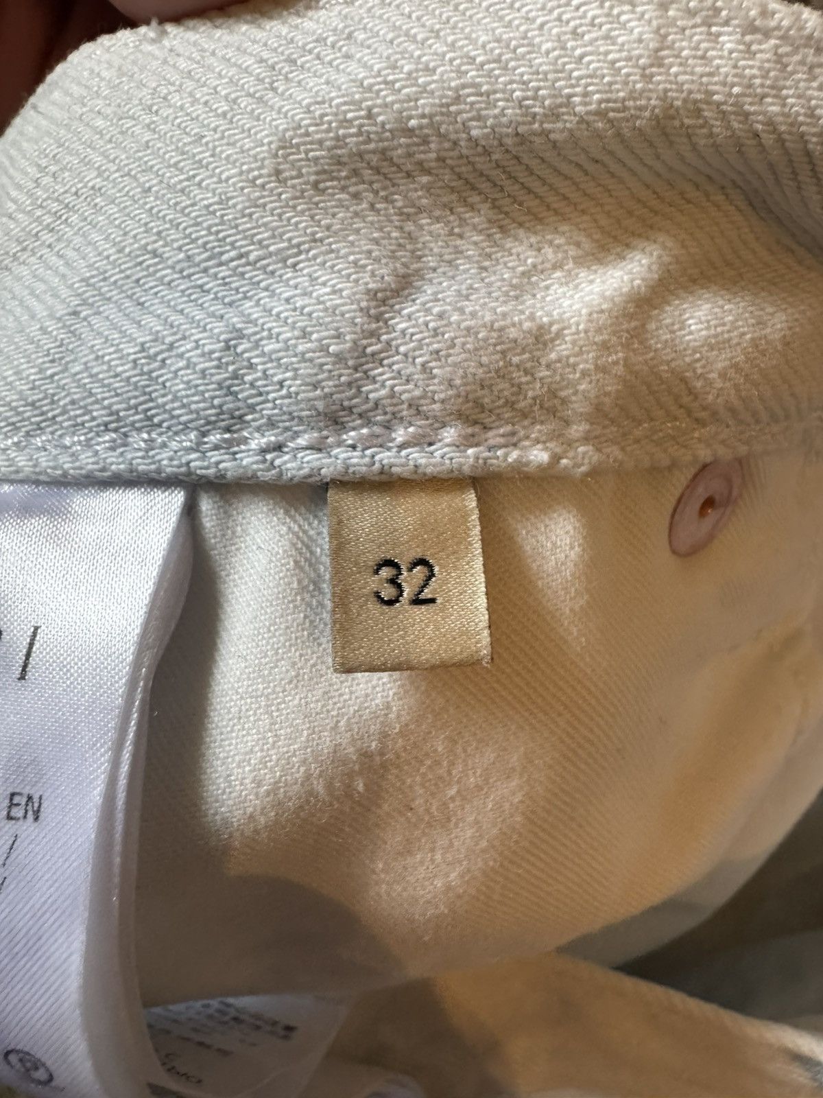 Gucci Gucci GG Patch Logo White Denim Size US 32 / EU 48 - 6 Thumbnail