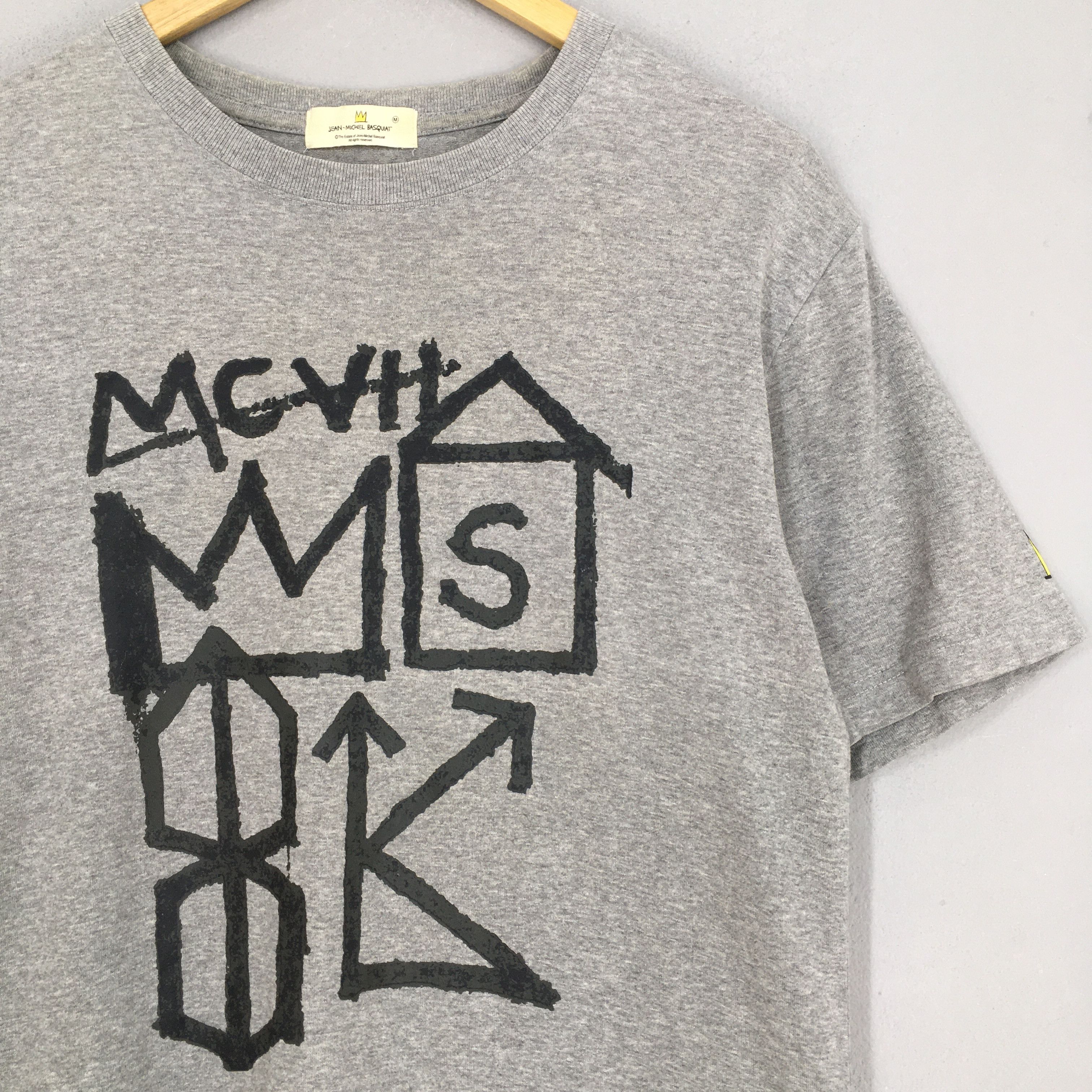 Jean-Michel Basquiat × Vintage Vintage Jean Michel Basquiat MCVII King Pop Art T shirt M Size US M / EU 48-50 / 2 - 2 Thumbnail