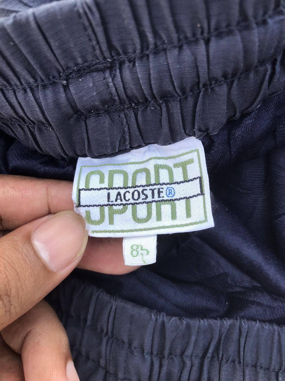 Lacoste × Vintage Vintage LACOSTE Big Logo Track Pants BAGGY Size US 30 / EU 46 - 5 Thumbnail