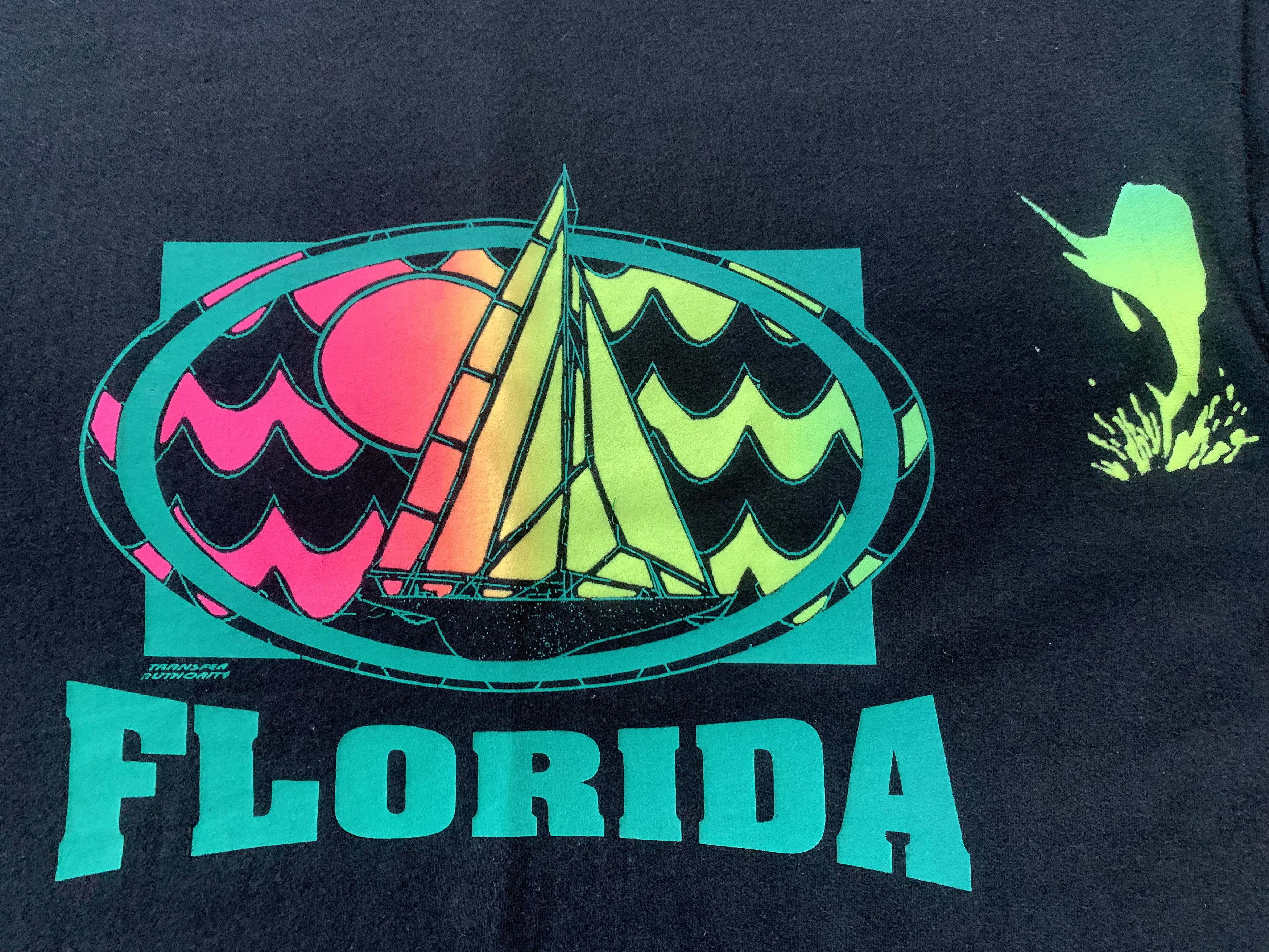 Hanes Rare Hanes Florida Transfer Authority 90s Printed T-Shirt Size US L / EU 52-54 / 3 - 5 Thumbnail
