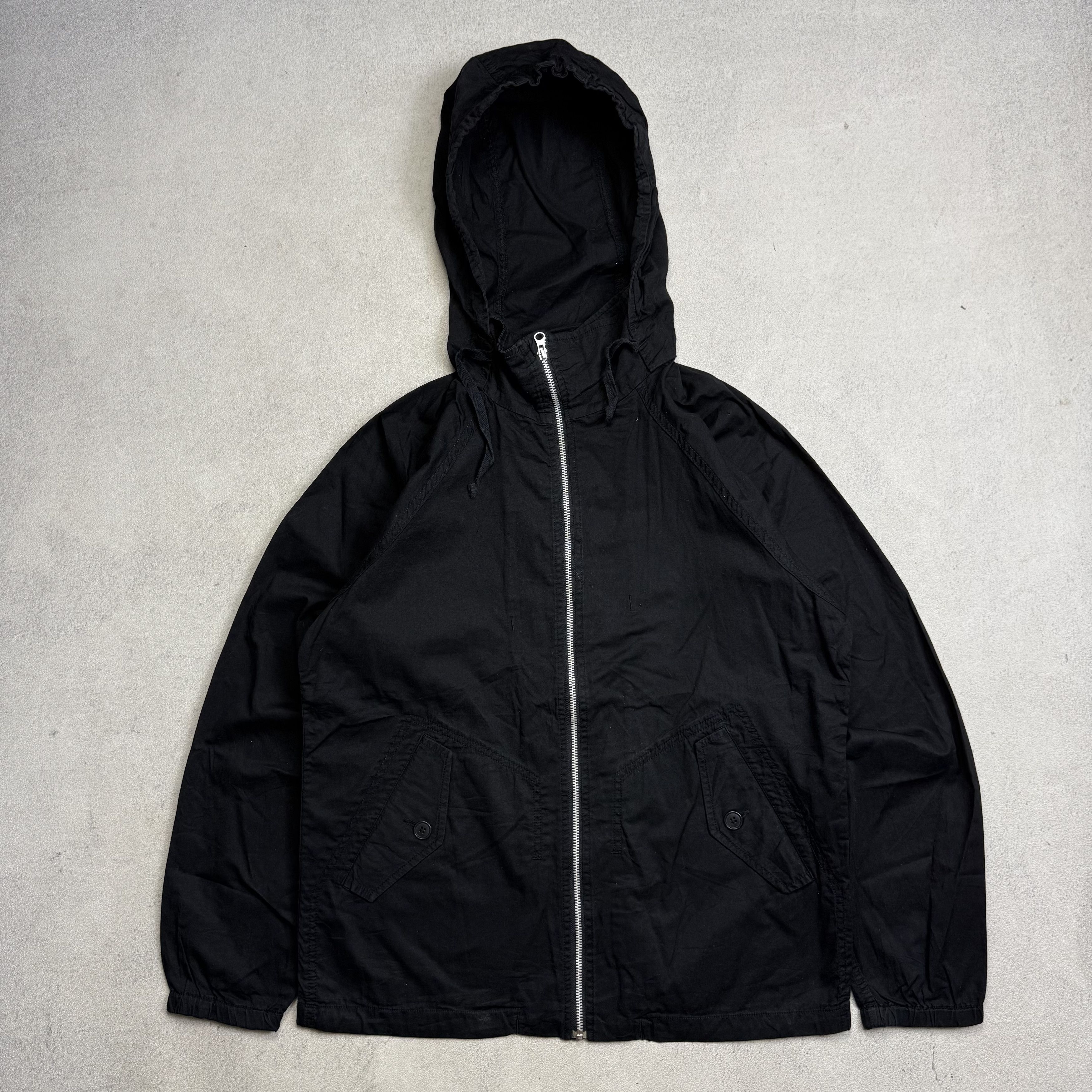 CABANE de ZUCCa Cabane De Zucca Black Zip Up Jacket Size US L / EU 52-54 / 3 - 2 Thumbnail