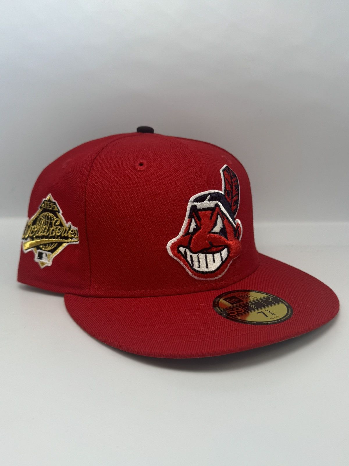 New Era Cleveland Indians, 59Fifty, Fitted 7 3/8, 