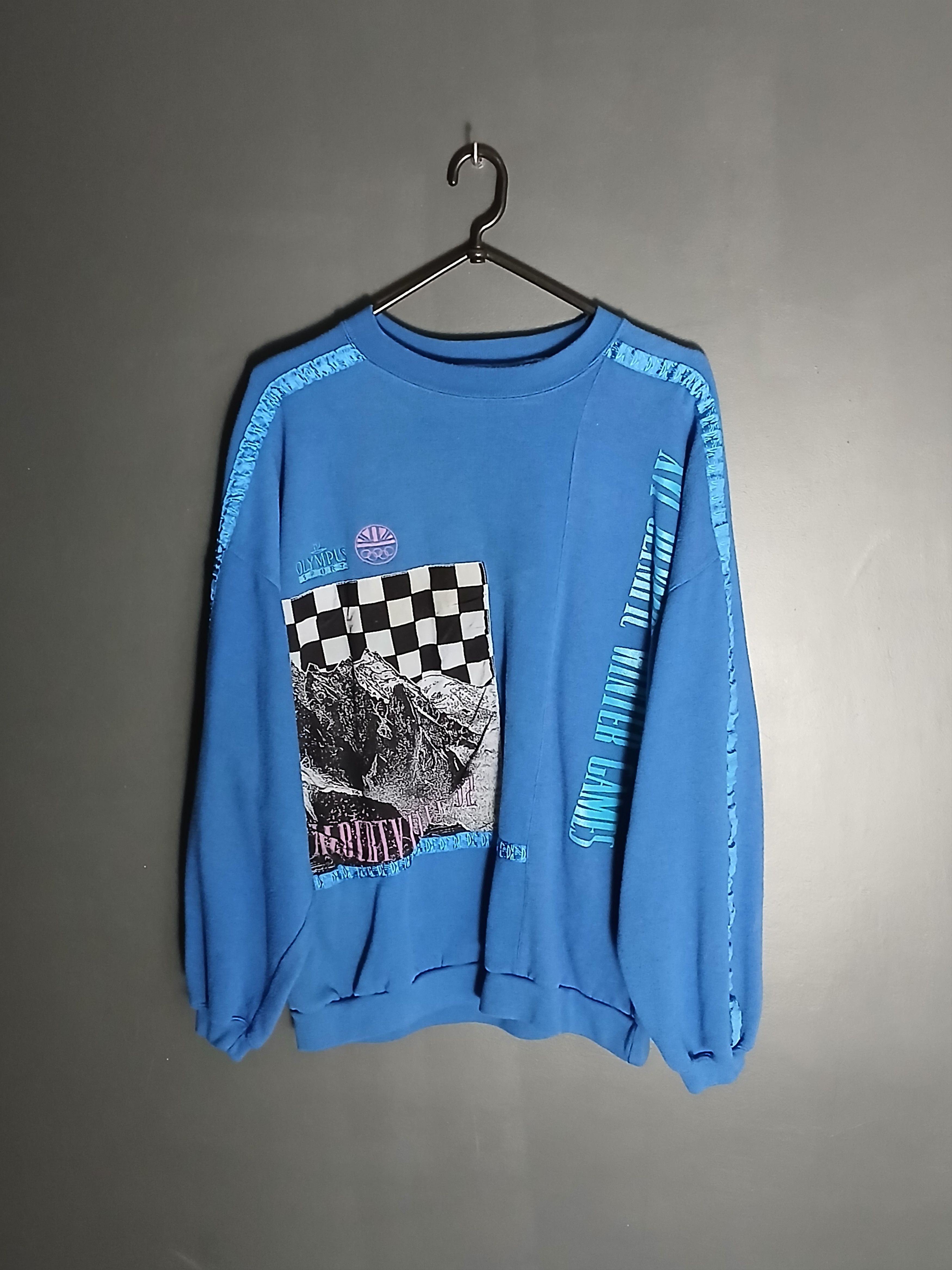 USA Olympics Vintage 1992 Olympus Sport Olympic Winter Games Sweatshirt Size US L / EU 52-54 / 3 - 1 Thumbnail