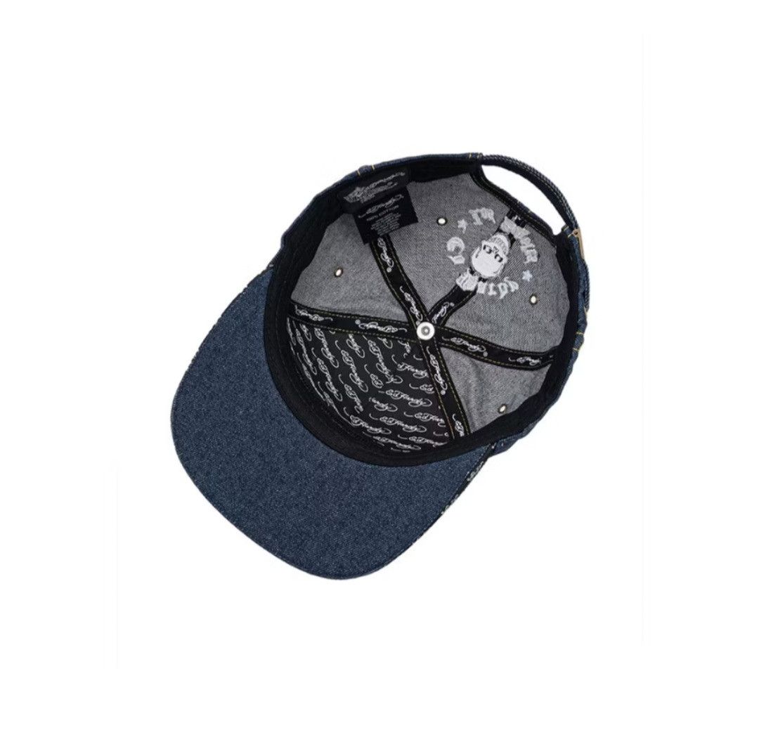 Christian Audigier Ed hardy signature denim cap Size ONE SIZE - 4 Thumbnail