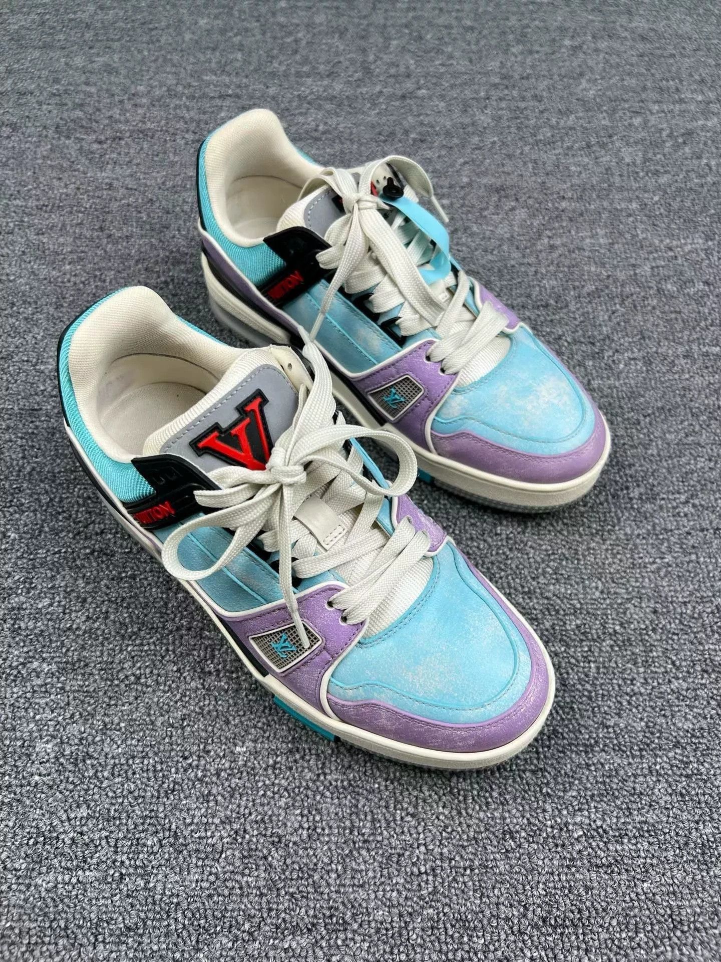 Louis Vuitton Louis Vuitton Macaron Trainer Sneakers Size US XXS / EU 40 - 2 Thumbnail