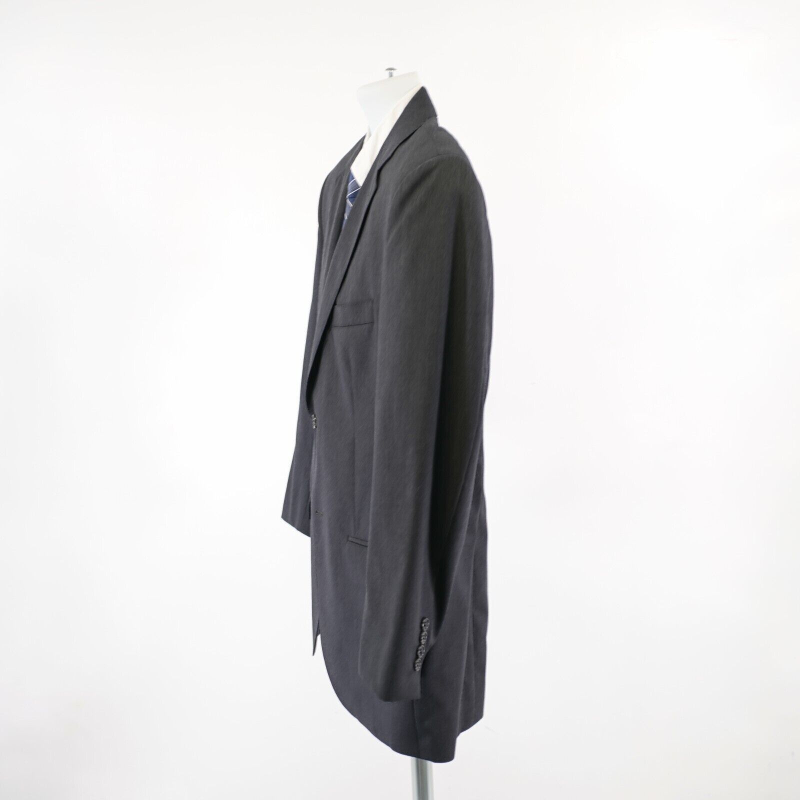 Joseph & Feiss Joseph & Feiss Gold Wool Gray 2 Button Suit Jacket 40R Tagge Size 40R - 5 Thumbnail