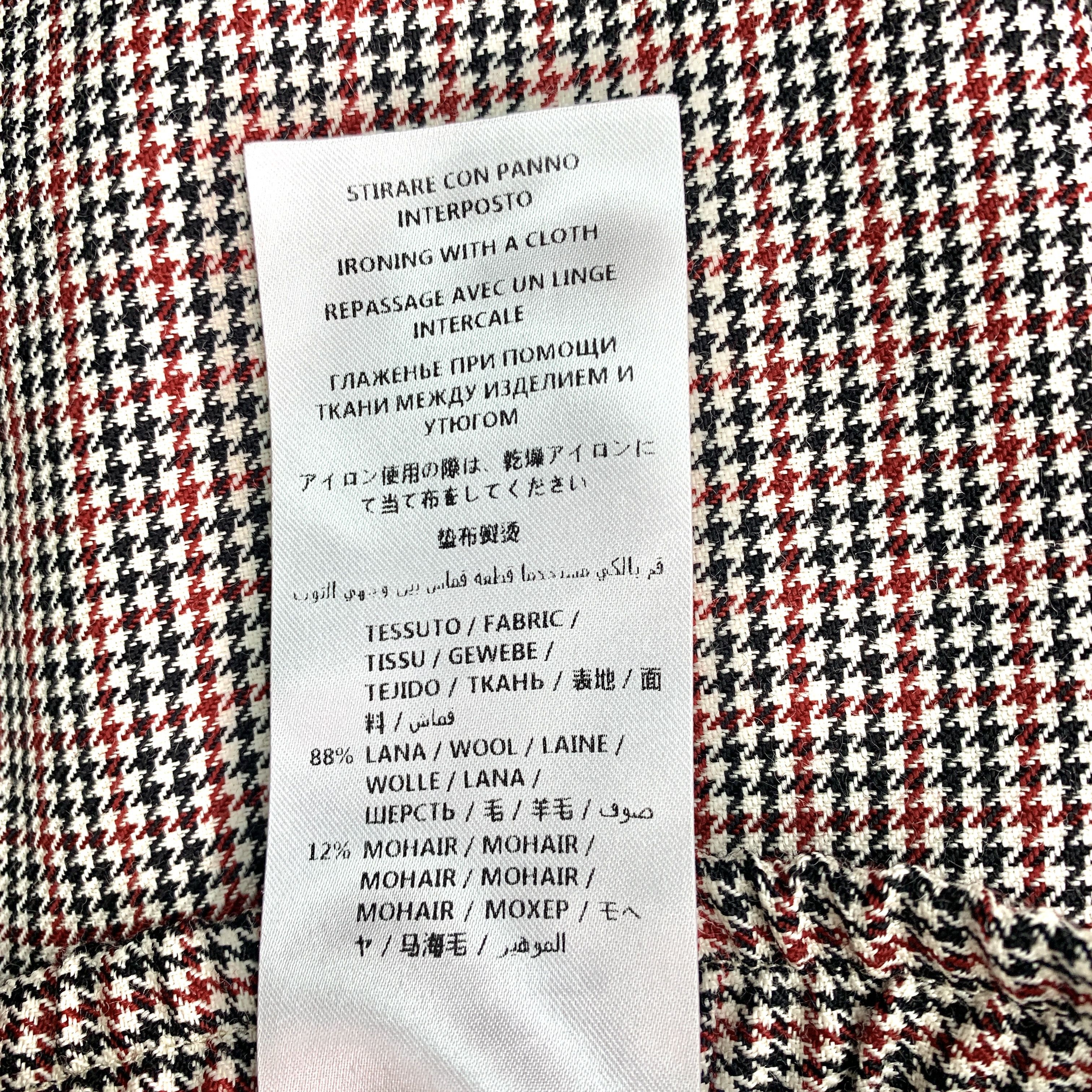 Gucci J15608 Gucci Mens Houndstooth Wool Track Pants Size US 34 / EU 50 - 8 Thumbnail