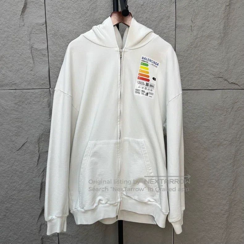 Balenciaga Balenciaga Energy-saving Zipper Jacket Size US S / EU 44-46 / 1 - 1 Thumbnail