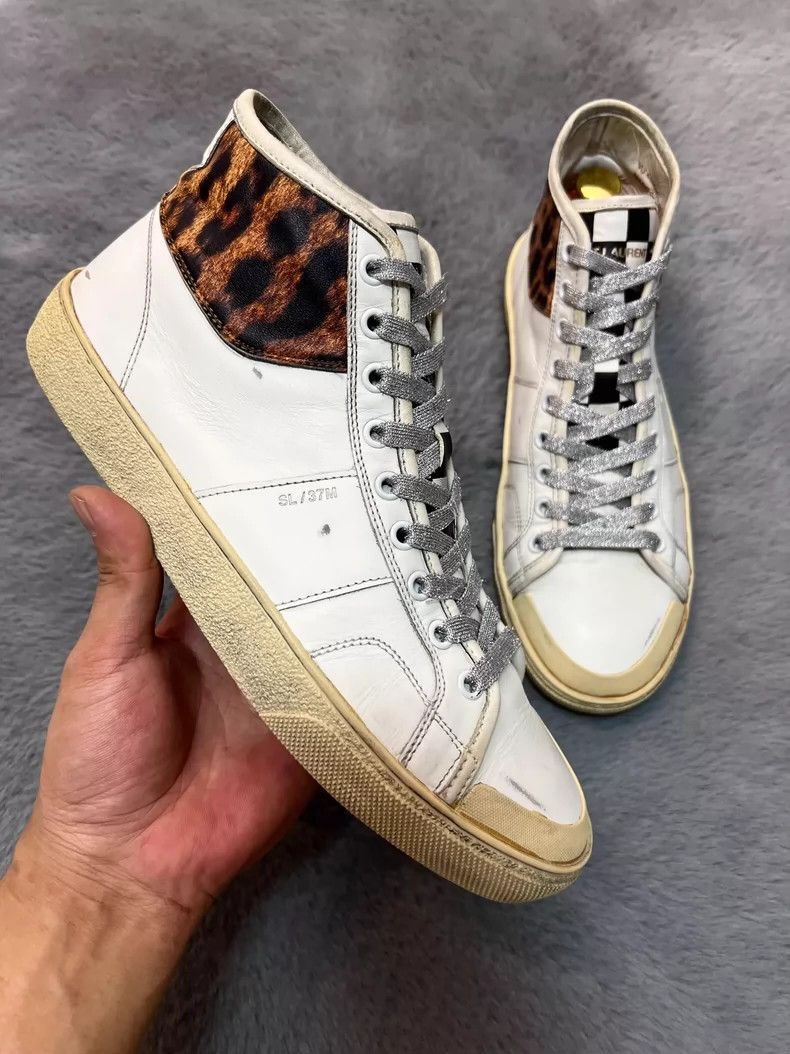 Saint Laurent Paris saint Laurent paris16 Spring and Summer Show Leopard Print Size US 7.5 / EU 40-41 - 2 Thumbnail