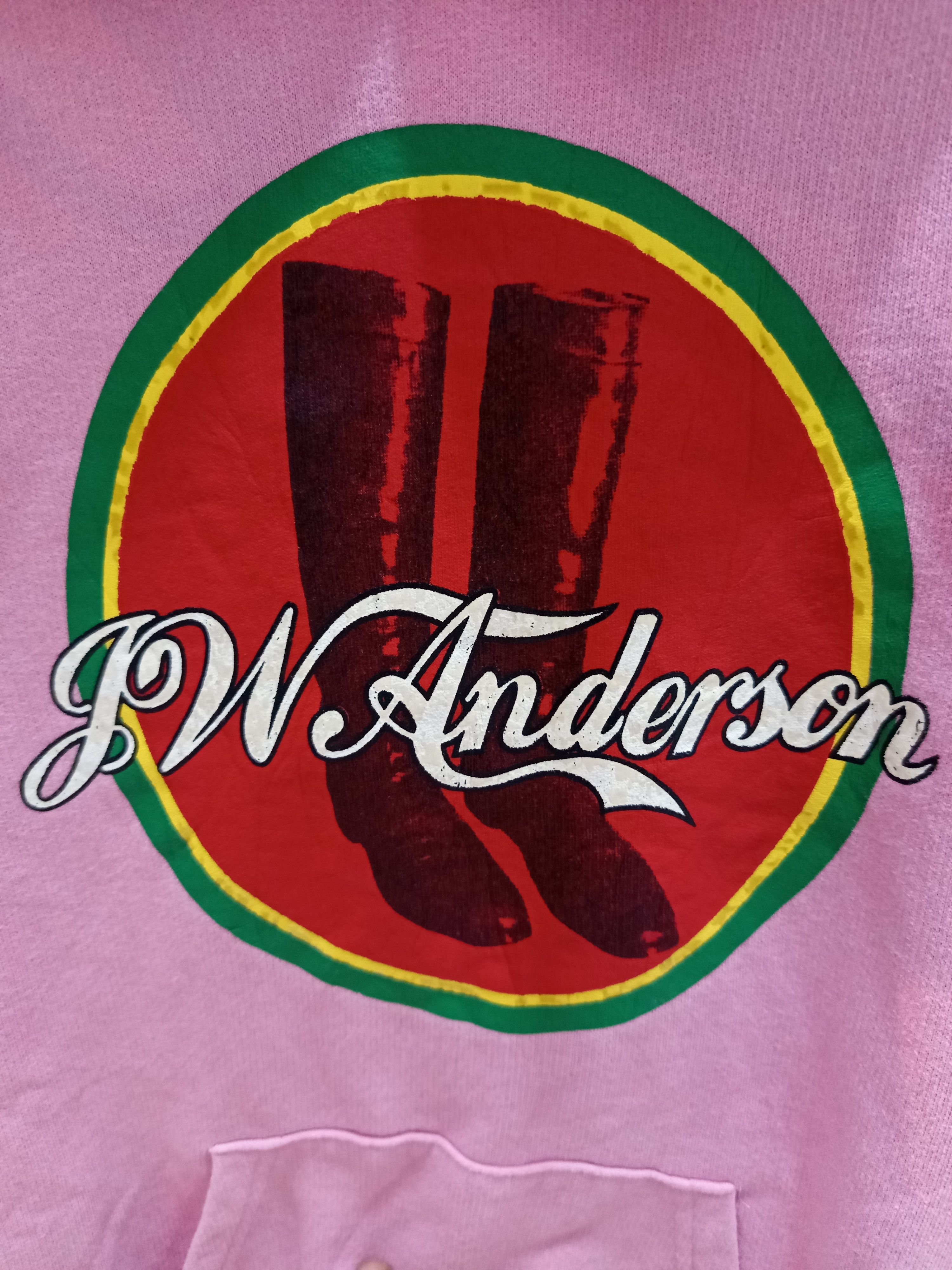 JW Anderson JW Anderson Pink Cola Boots Hoodie Size S / US 4 / IT 40 - 5 Thumbnail