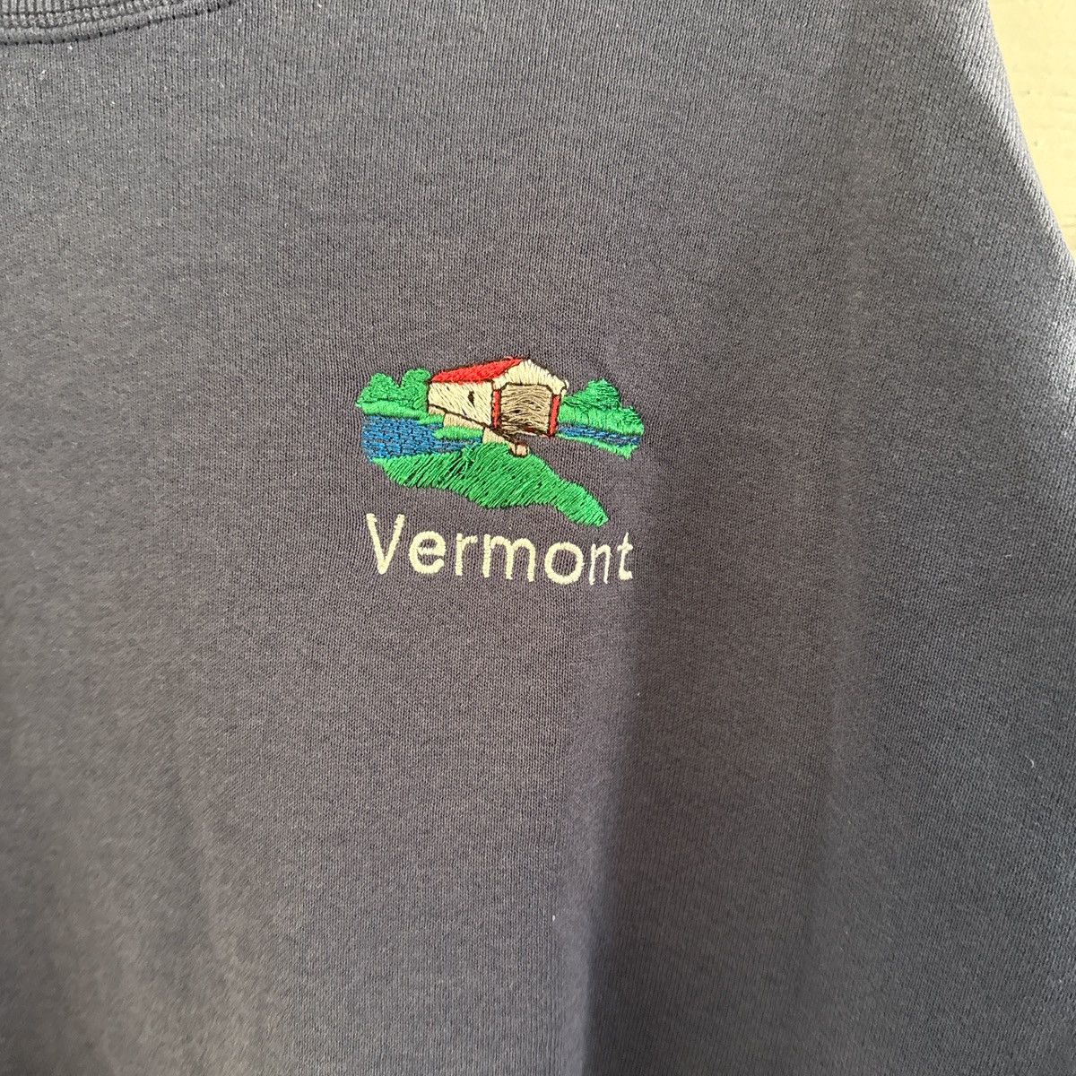 Fruit Of The Loom Vintage Vermont sweatshirt Size US L / EU 52-54 / 3 - 2 Thumbnail