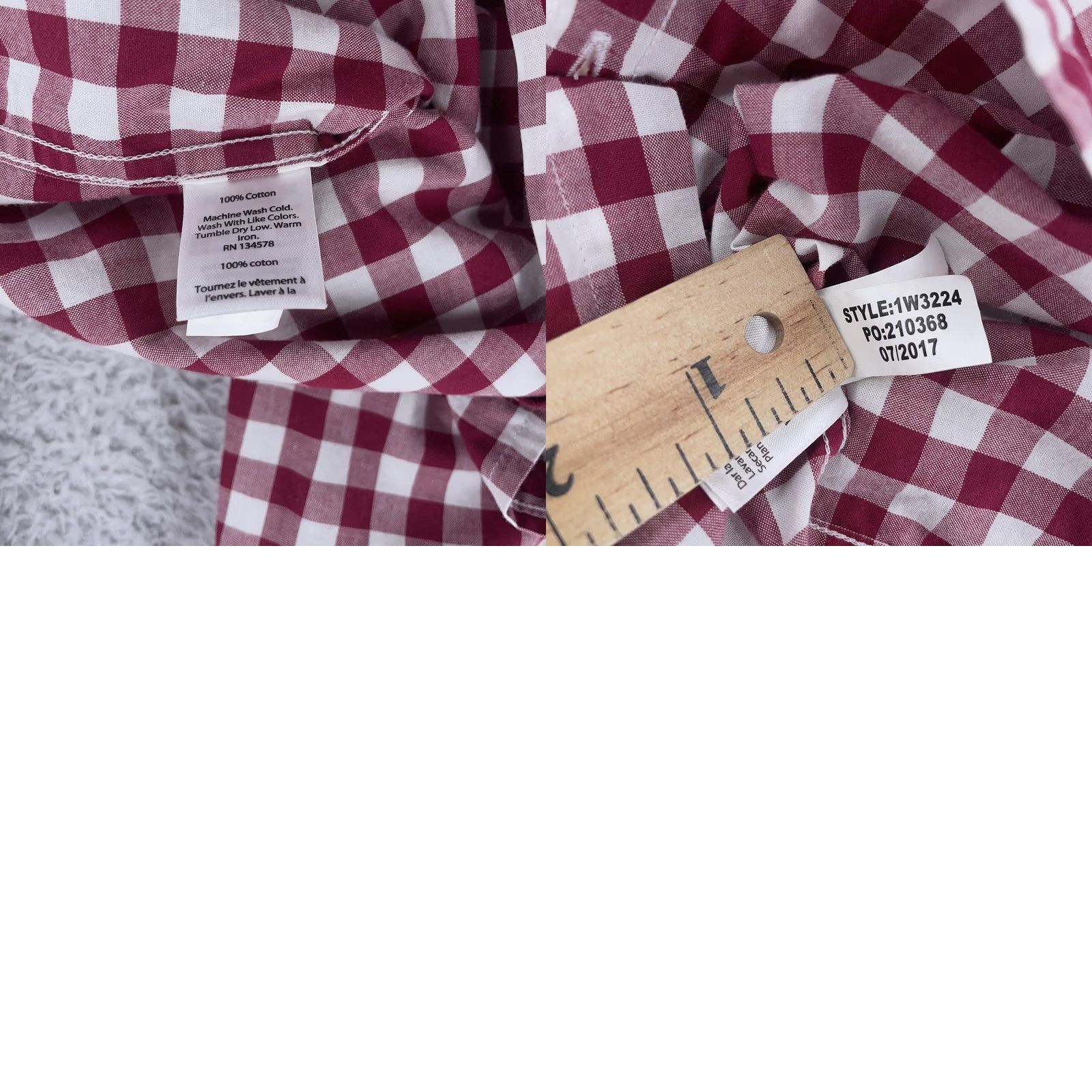Vineyard Vines Vineyard Vines Slim Fit Tucker Shirt Mens M Red Gingham White L/S Button Down Size US M / EU 48-50 / 2 - 8 Thumbnail